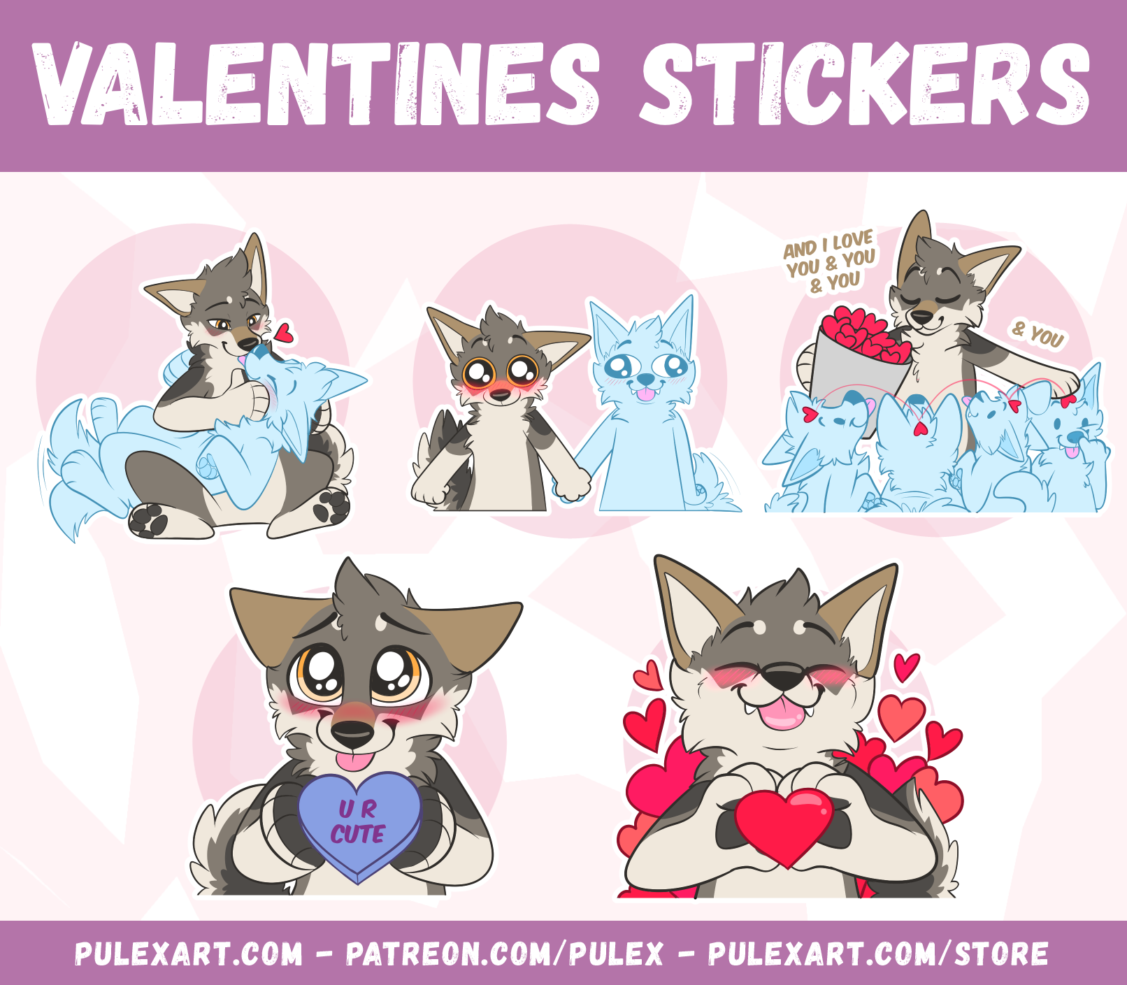 Valentines Sticker Bases