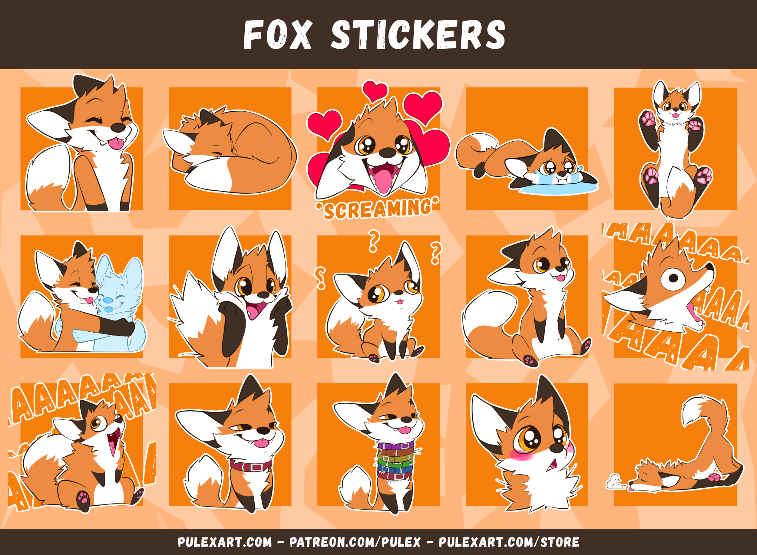 Fox Sticker Pack Bases