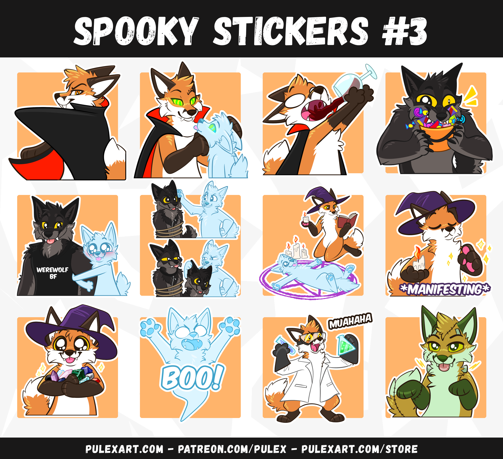 Spooky Sticker Bases #3