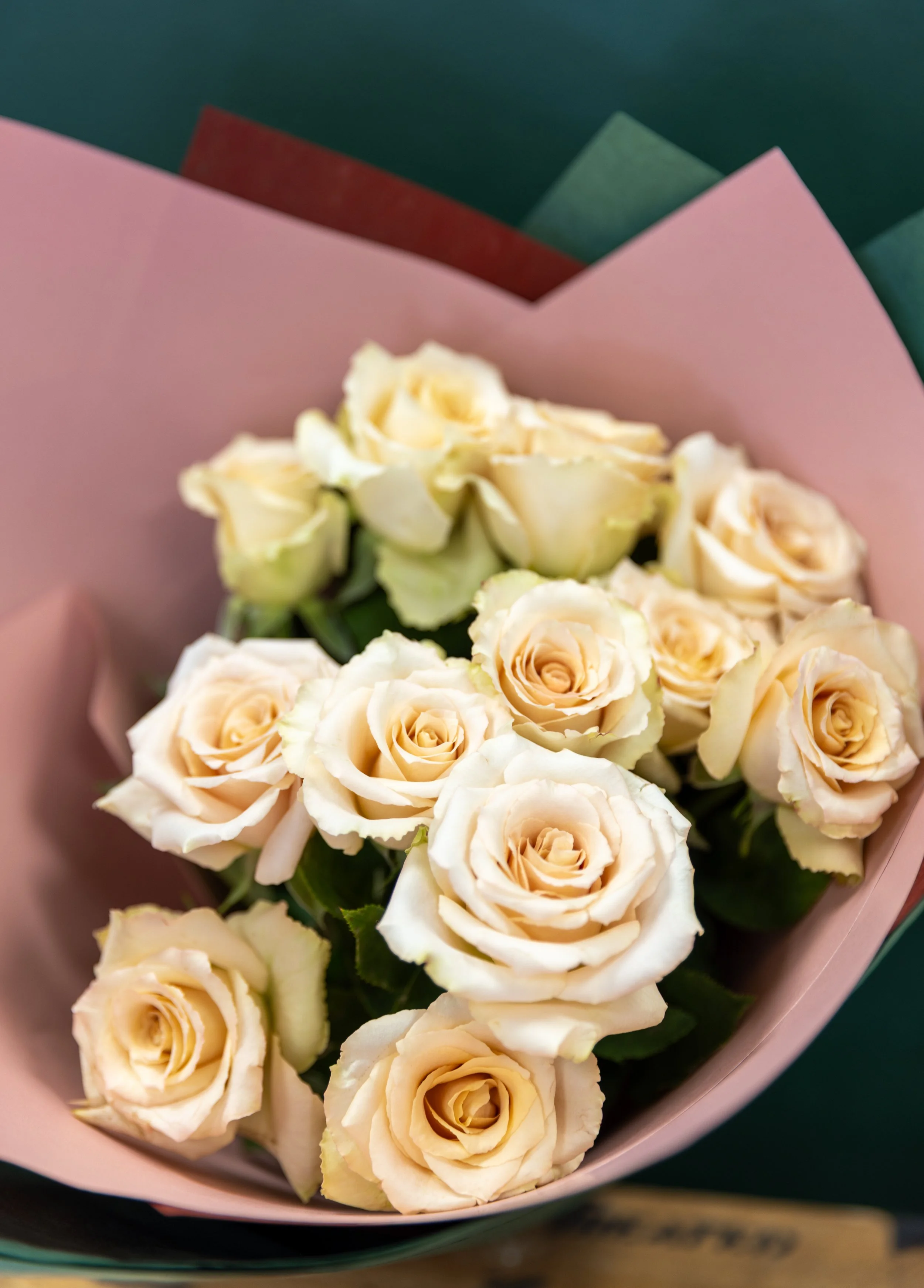 Locally grown rose bouquets