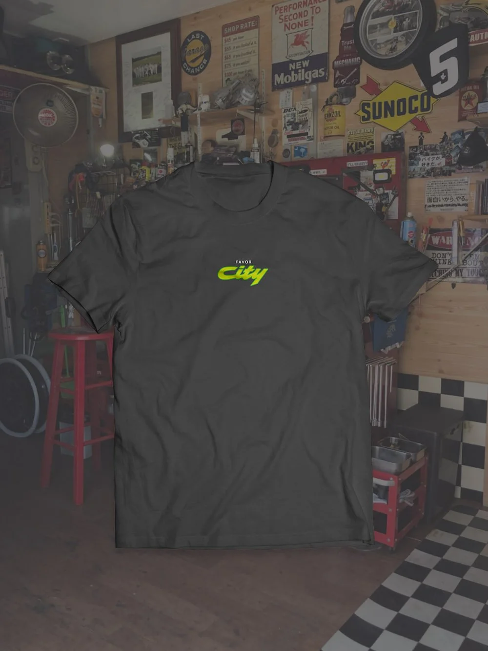 Favor City - Drop The Hammer Tee - Black
