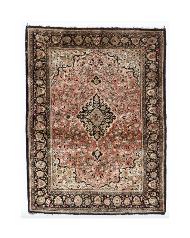 Orange & Patterned Rug