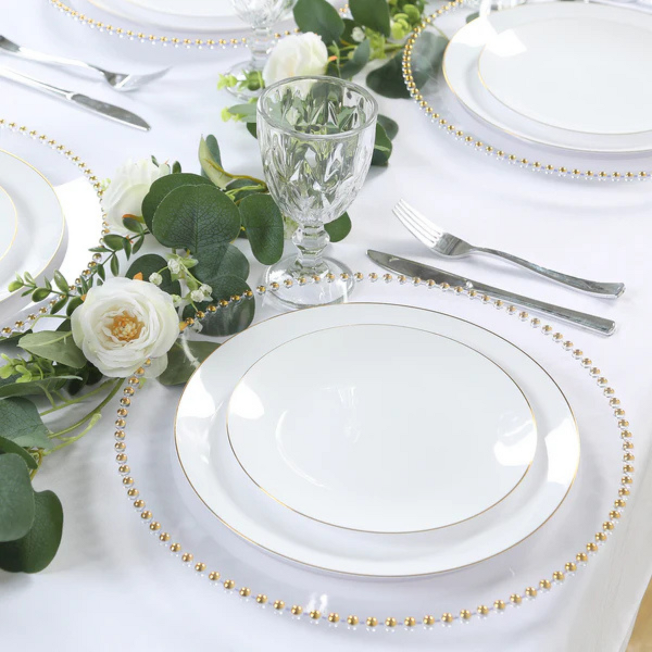 large-10-Pack Economy Round Plastic Charger Plates 13 in Clear with Gold Beaded Rim_ Stylish Dinner Party Serving Plates × 20.png