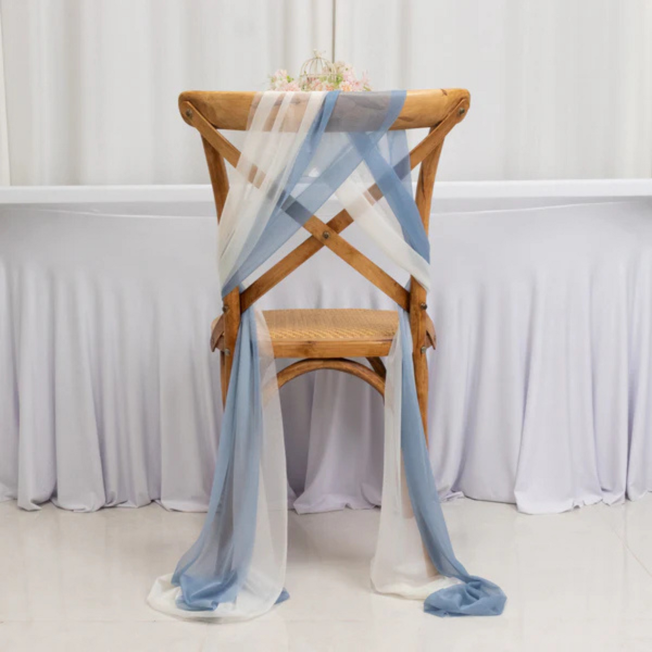 large-20-Pack Sheer Chair Drape Decor in Dusty Blue and Ivory – 9ft Shimmer Sash_ Wrinkle-Free × 1 (1).png