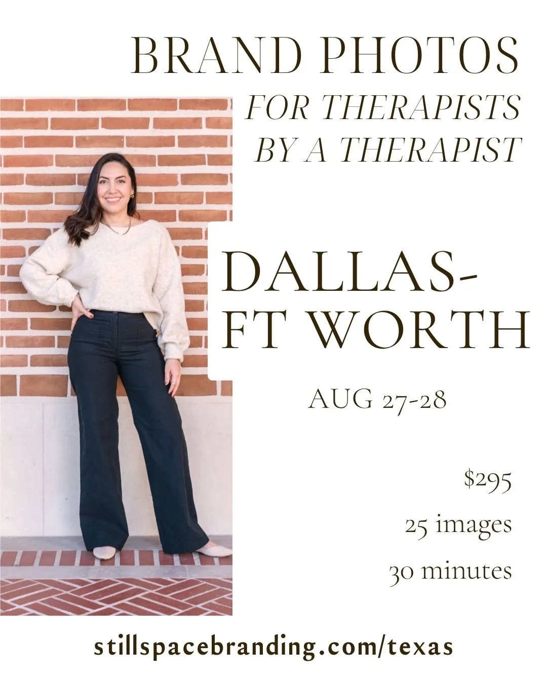 DALLAS-FT WORTH August 2026 Brand Photoshoot Special