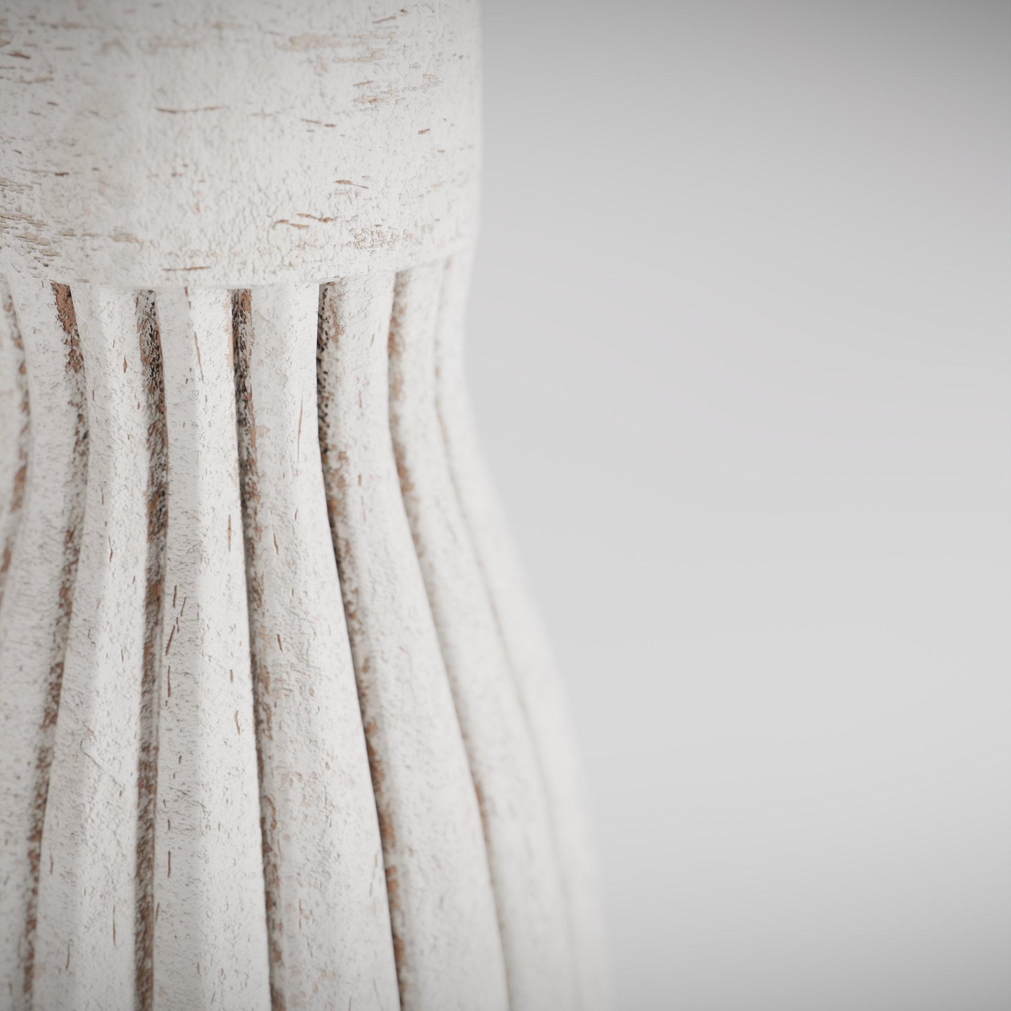 closeup view of a classic type of table lamp