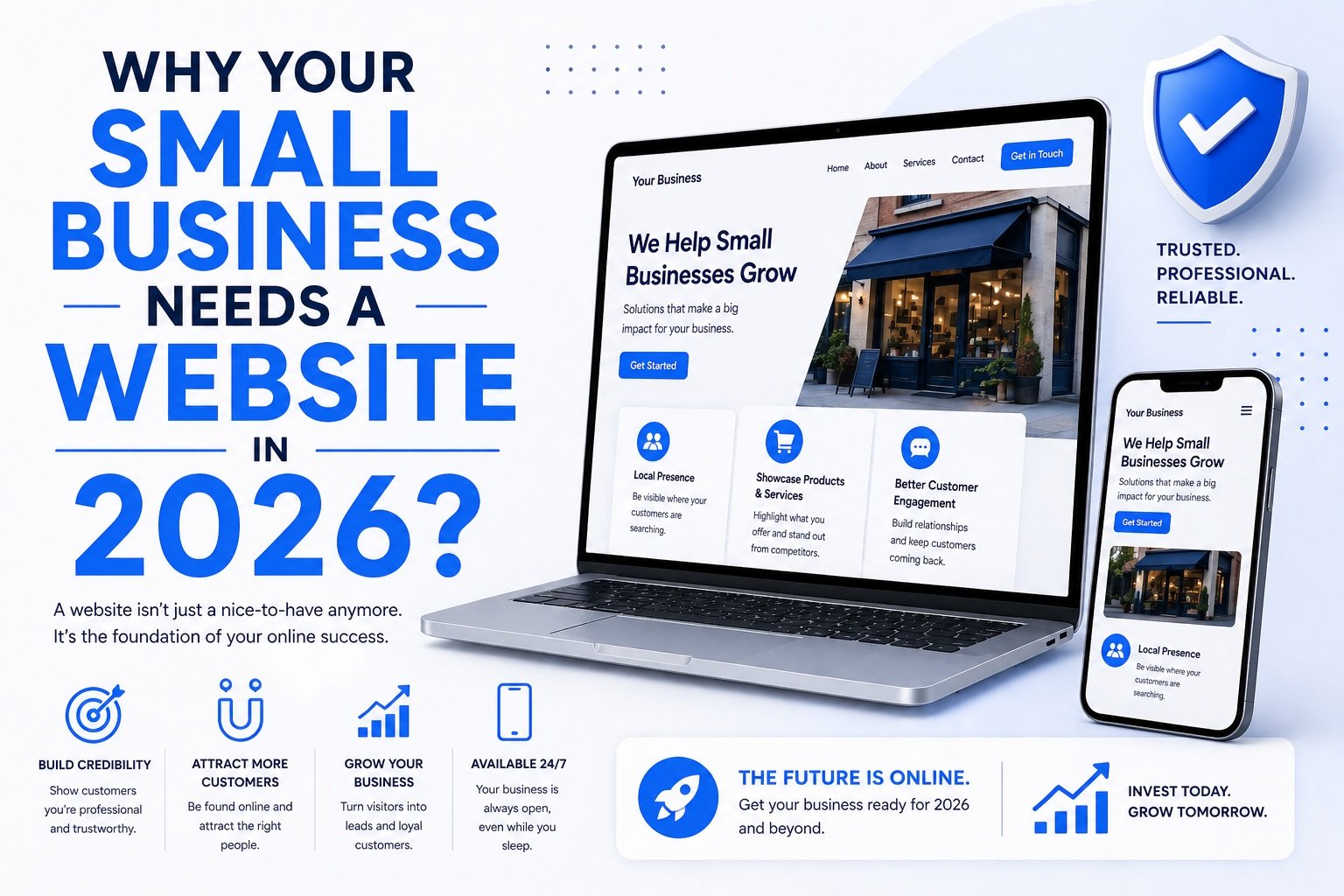 Why your small business needs a website in 2026