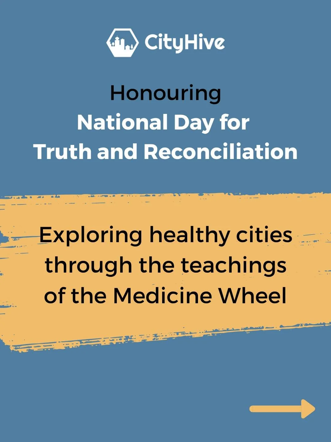 As we mark the National Day for Truth and Reconciliation, we pause to reflect on what it means to build healthier, more just cities. With gratitude to our Operations Manager, Marlee, a Two-Spirit M&eacute;tis youth, who led us through a Medicine Whee