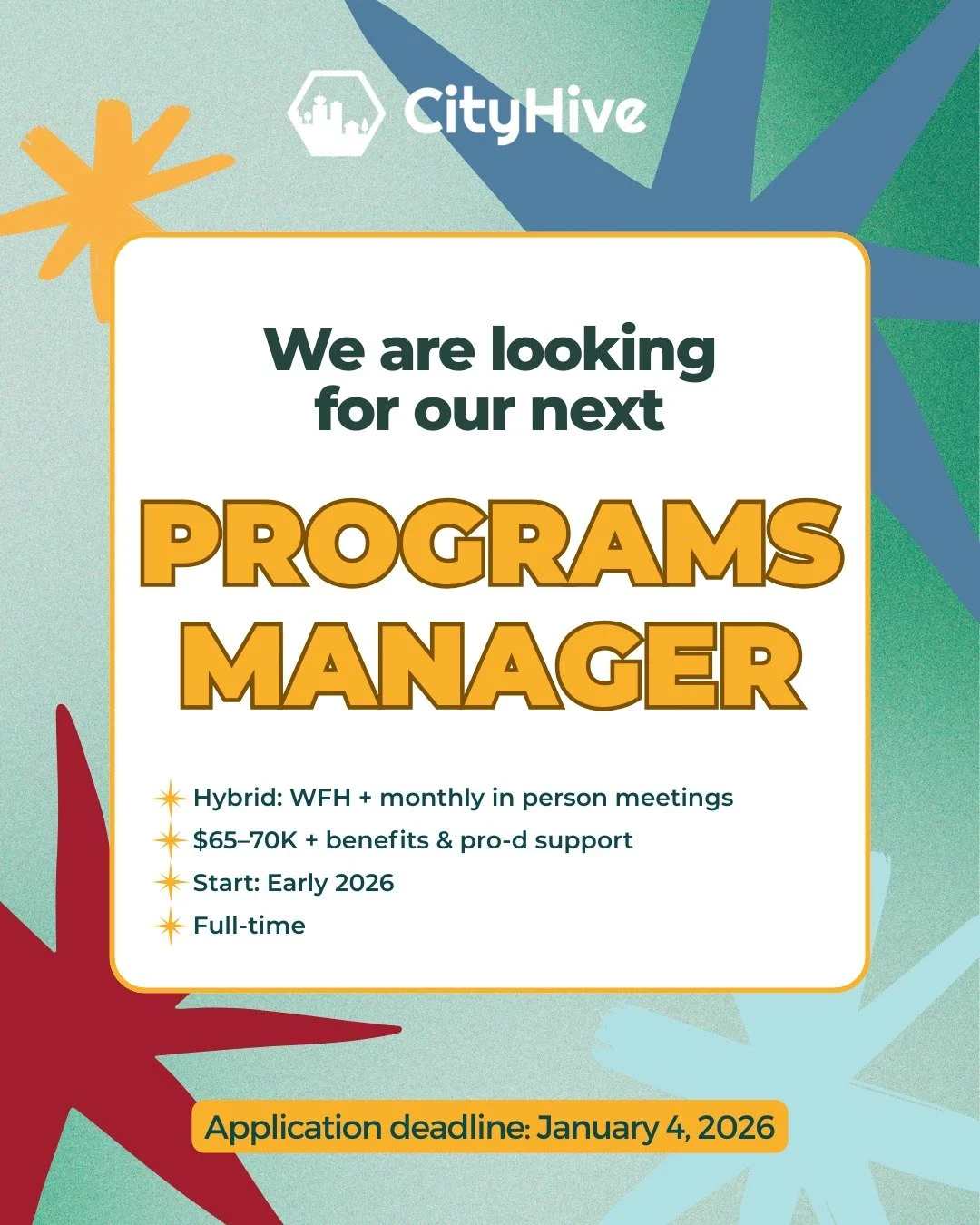 We are looking for our next Programs Manager! 🌟

Are you passionate about strategic program development and design? Are you an experienced relational leader? Are you looking to join a deeply collaborative and passionate team shaping how youth are en