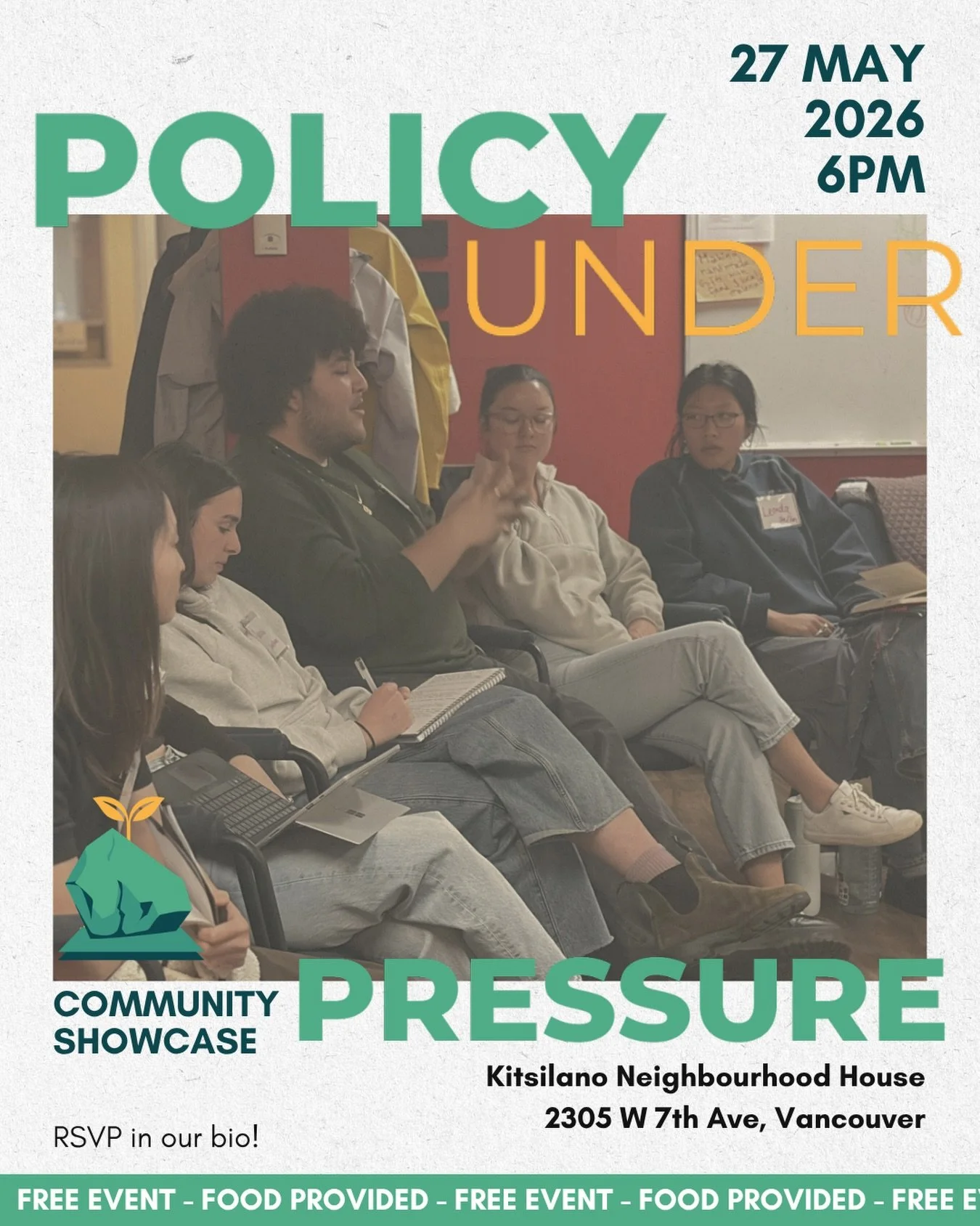 The pressure is building! 📣🗳️🤝
Join us in celebrating the first cohort of CityHive&rsquo;s Policy Under Pressure Youth Climate Program in our Community Showcase.
For the last 12 weeks, youth participants have crafted innovative ideas for climate a