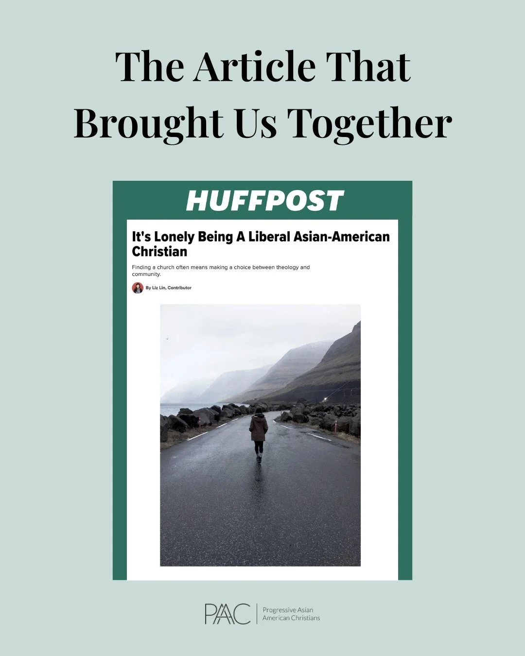 As we get ready for our National Gathering in LA, we&rsquo;re looking back at the article that started it all ✨

Ten years ago, Liz wrote about the loneliness of being a progressive Asian American Christian. Today, PAAC is a community of 7,000+ membe