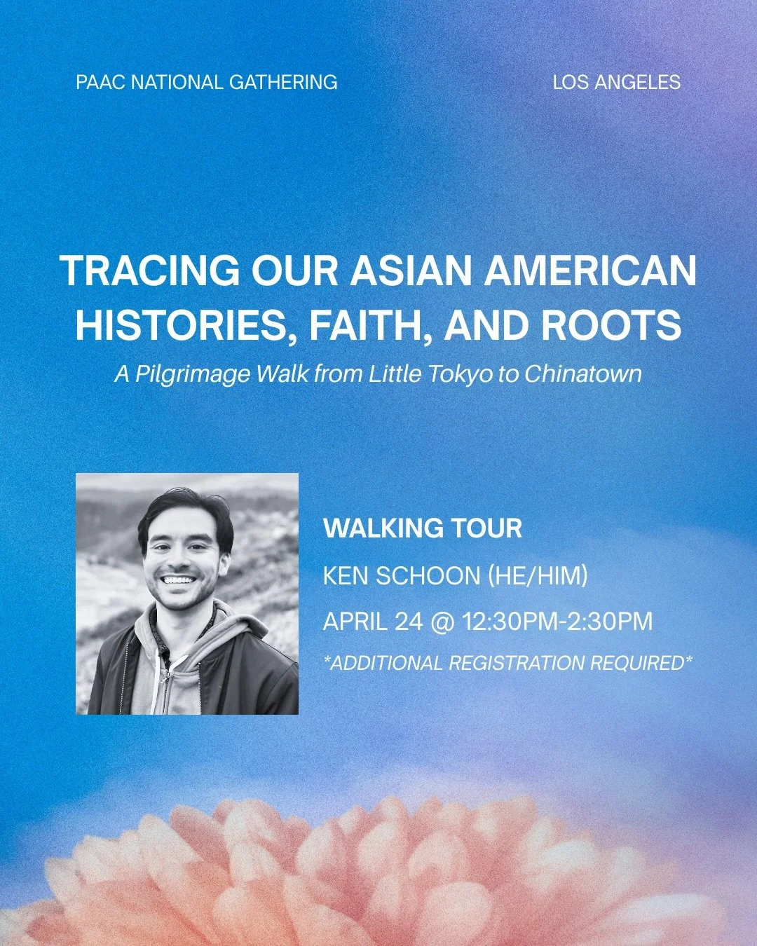 Join Rev. Ken Schoon for this two-mile journey through early Asian American Los Angeles!

Drawing on original archival research and his own family&rsquo;s histories spanning from the 1880s through World War II, he will share stories that offer glimps