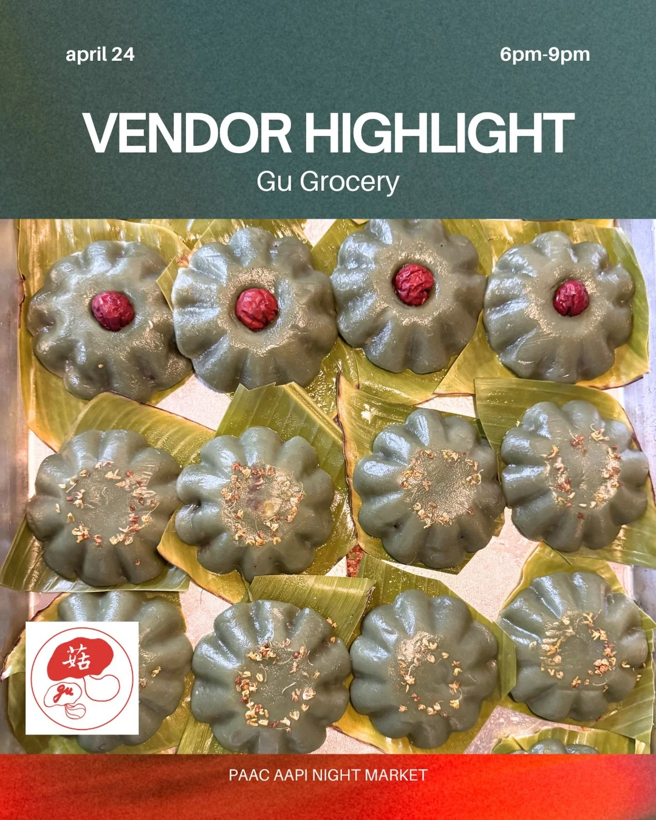 Vendor Highlight: @gu_grocery 

Gu Grocery is a dream come true Chinese Taiwanese online store offering high quality pantry staples and a collection of everyday home goods. We regularly pop-up around LA to serve a bakery deli menu of sorts, featuring
