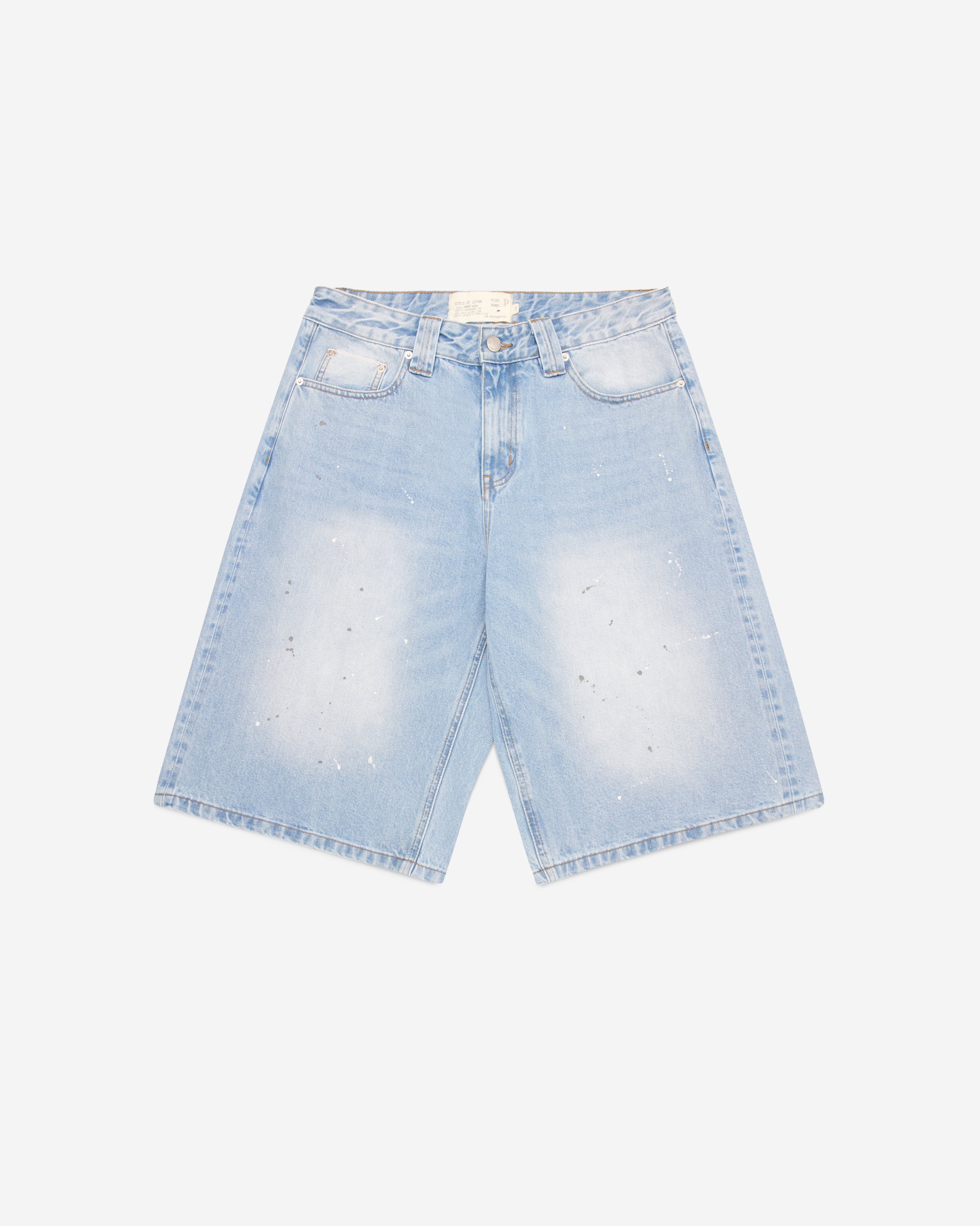 DESTROYED DENIM SHORTS