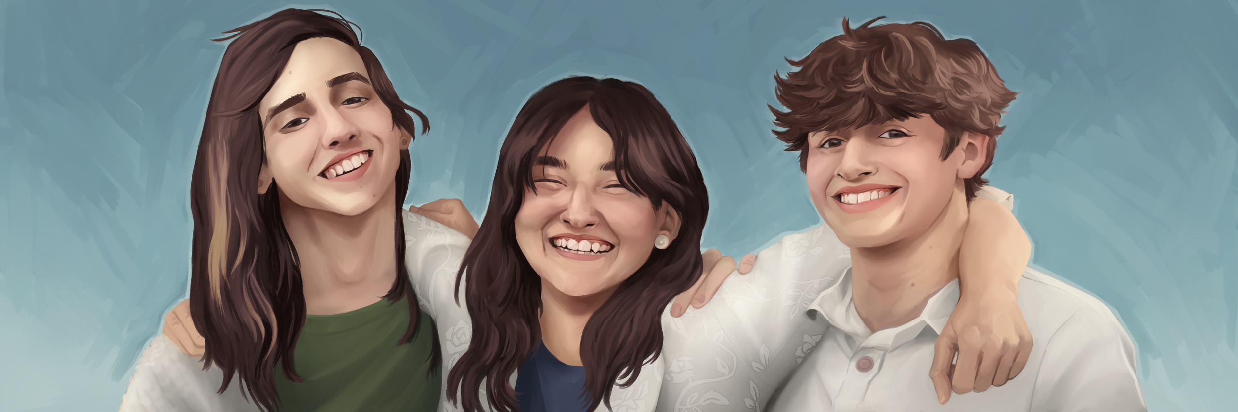 Family portrait - digital painting