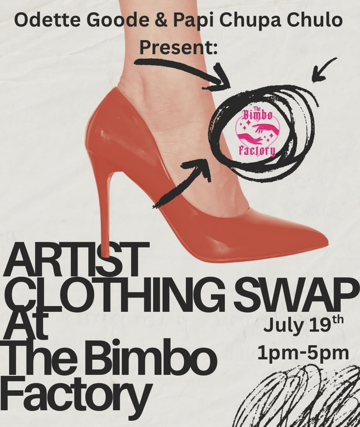 Artist Clothing Swap hosted by Papi Chupa Chulo & Odette Goode