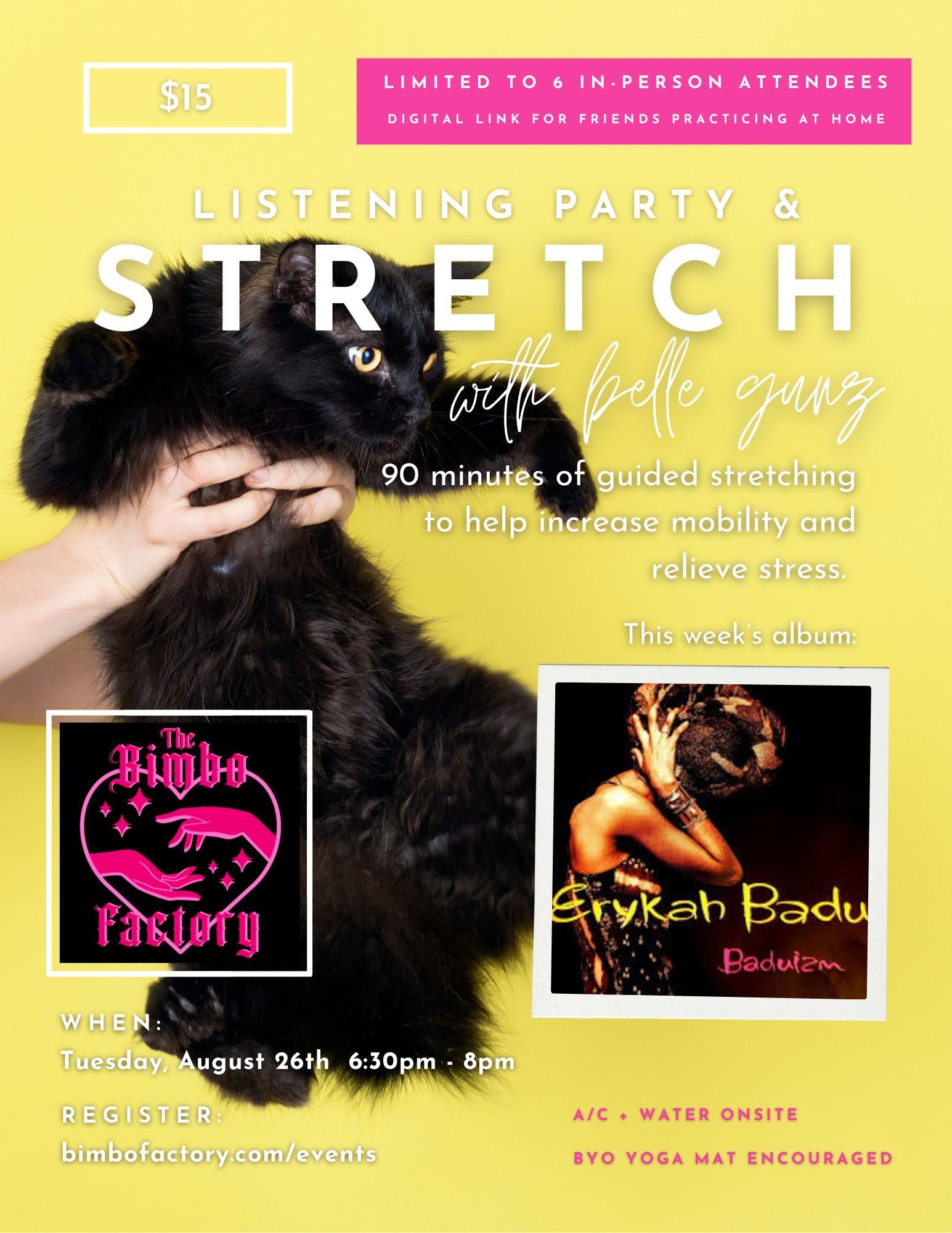 Stretch with Belle Gunz: Listening Party