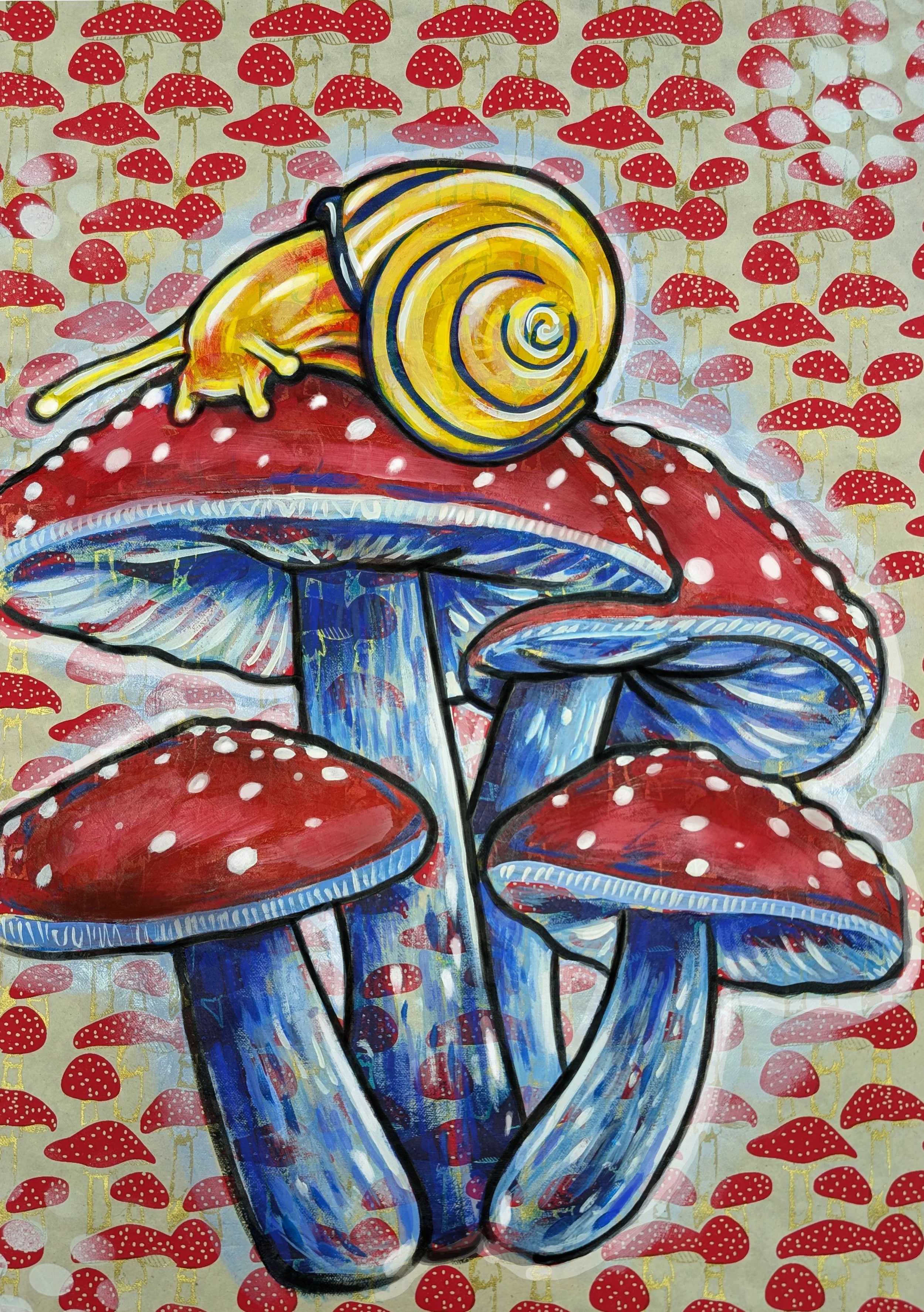 Primary mushroom print