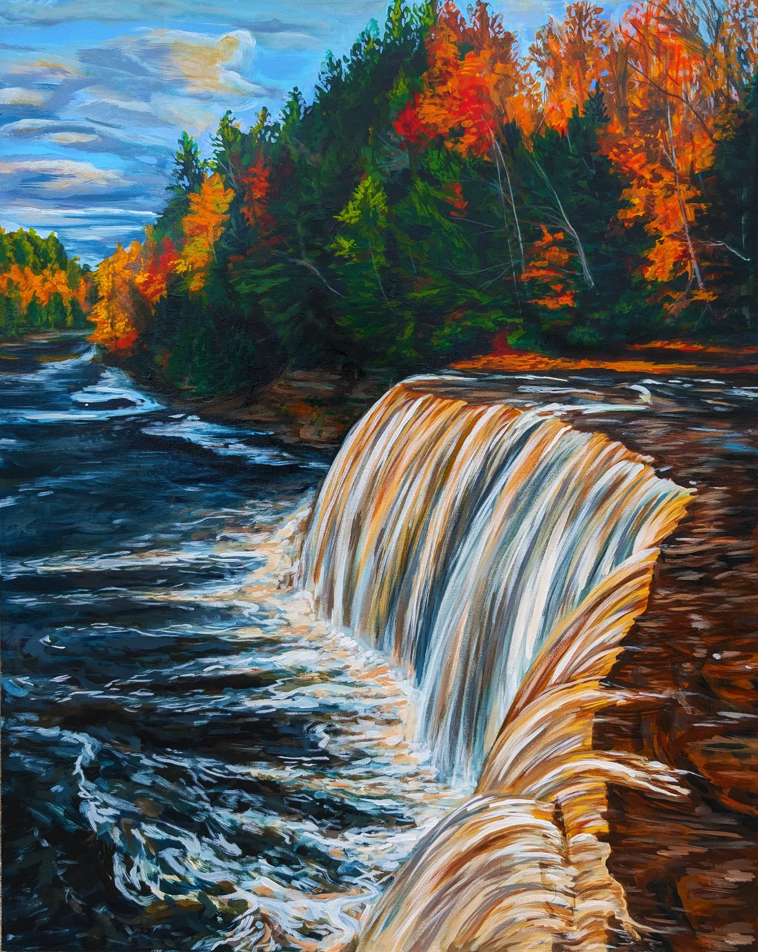 tahquamenon falls art print