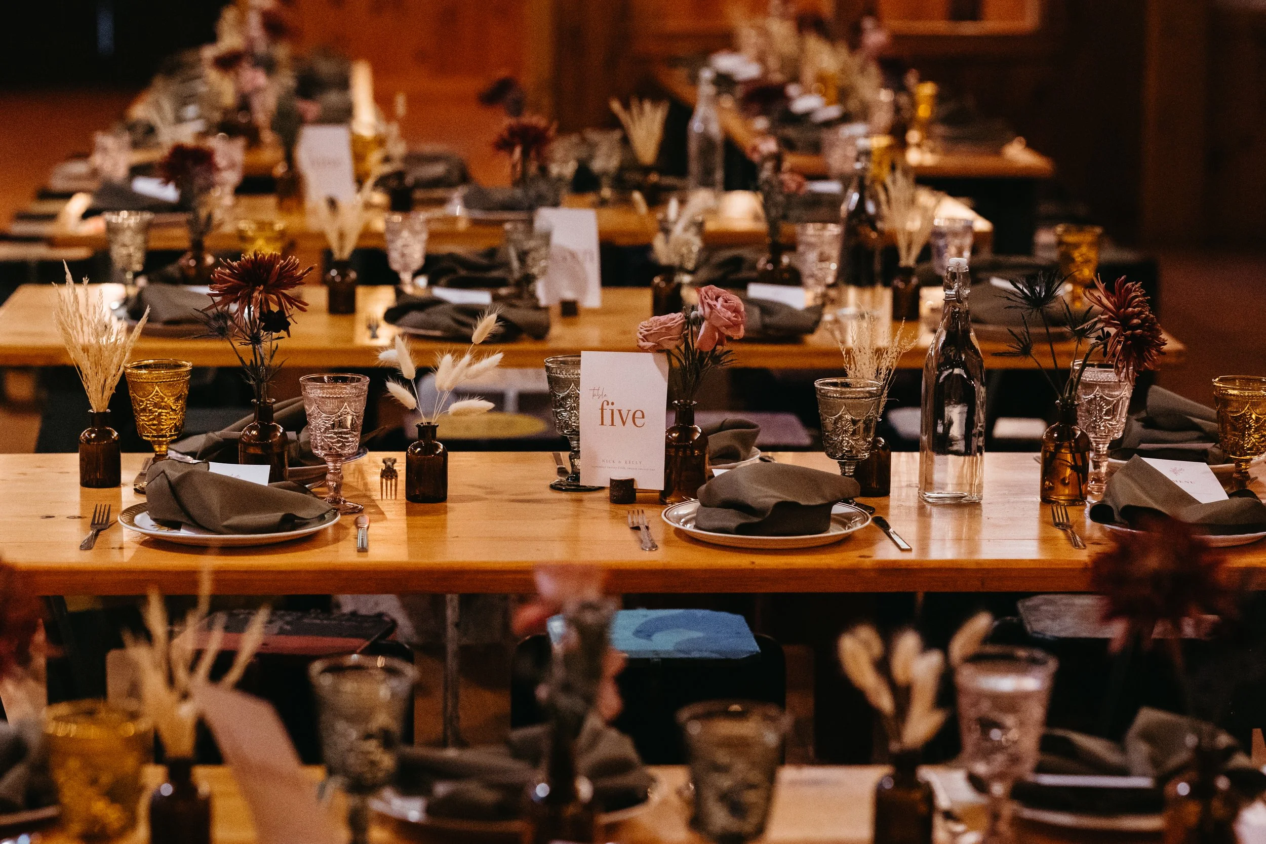 summer camp wedding NH