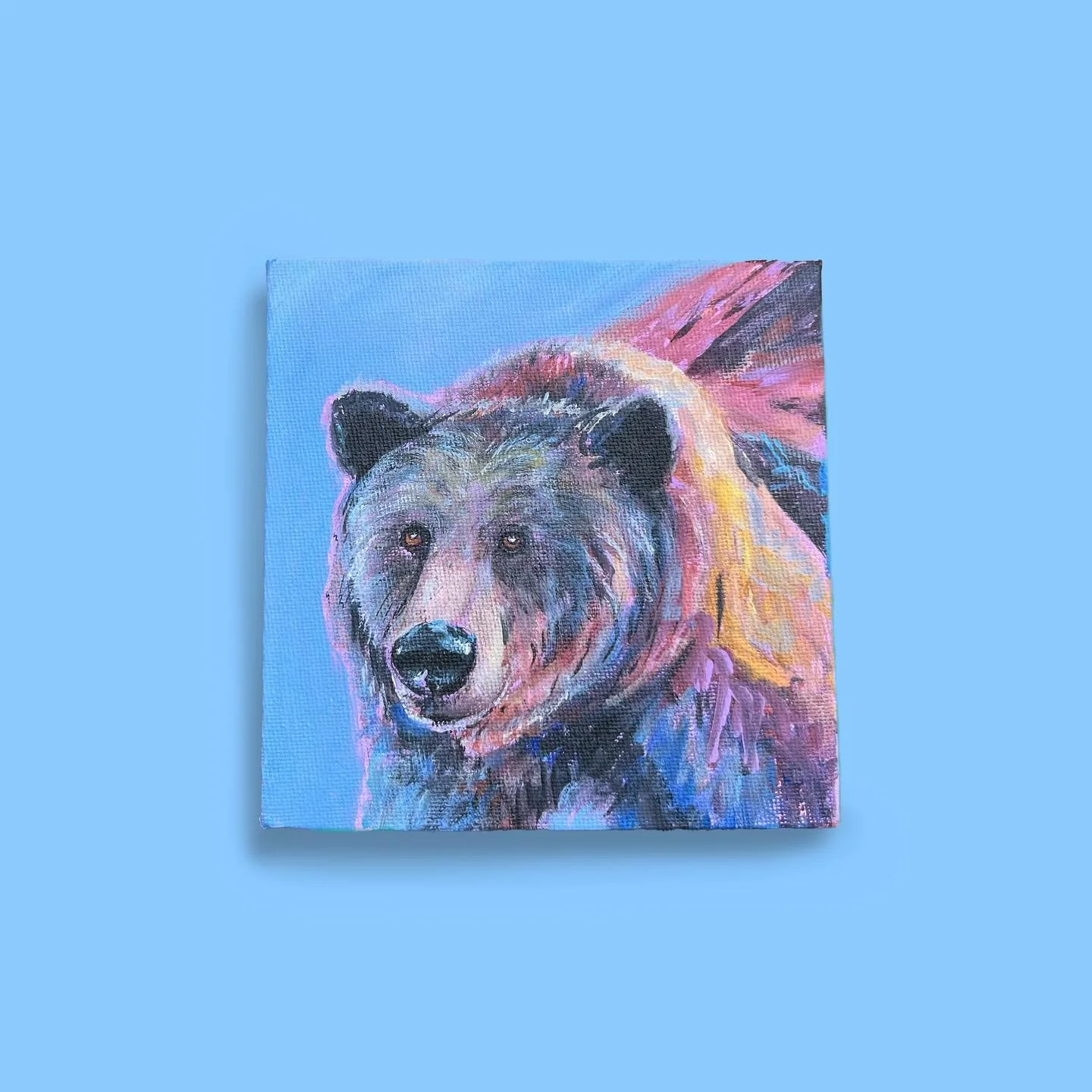 'Bearing it 3'
5&quot; x 5&quot;
The third bear in this mini series.