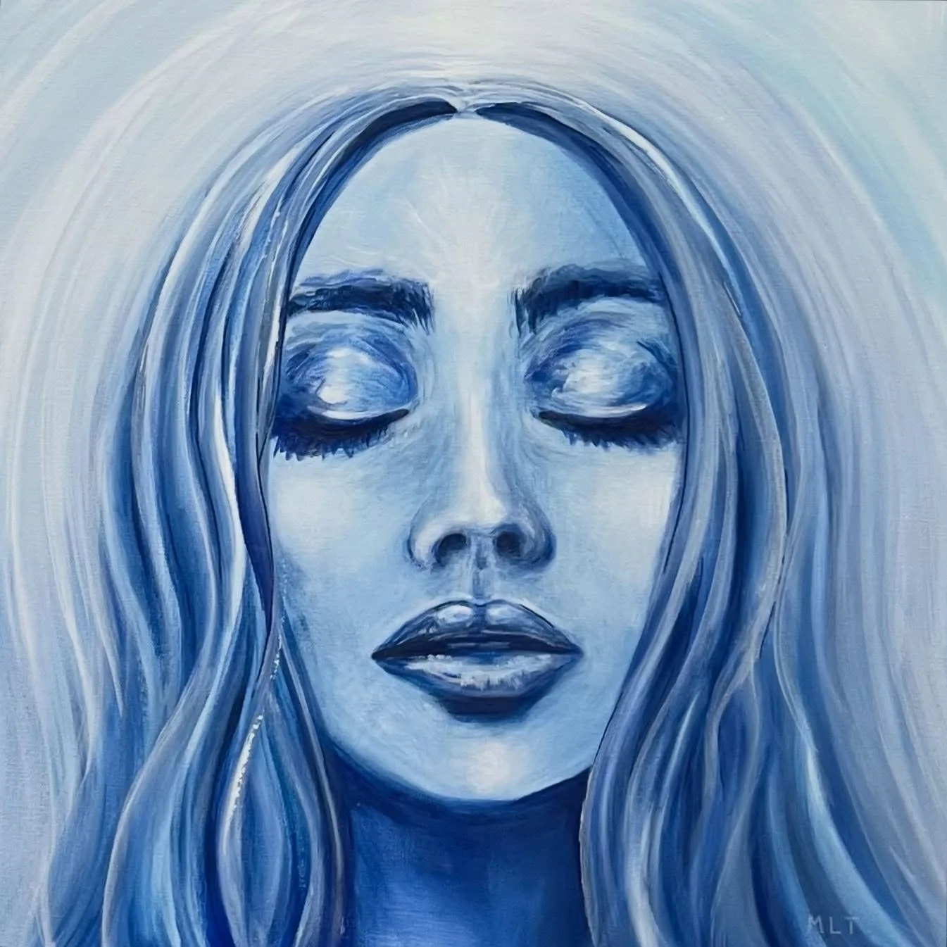 Happy international women's day!
(A bit late)
This is 'Flow State 1'
24" x 24"
It's a painting about tuning in and connecting with your inner world. Since becoming a mom, I've been thinking a lot about feminine energy. Women are so powerful