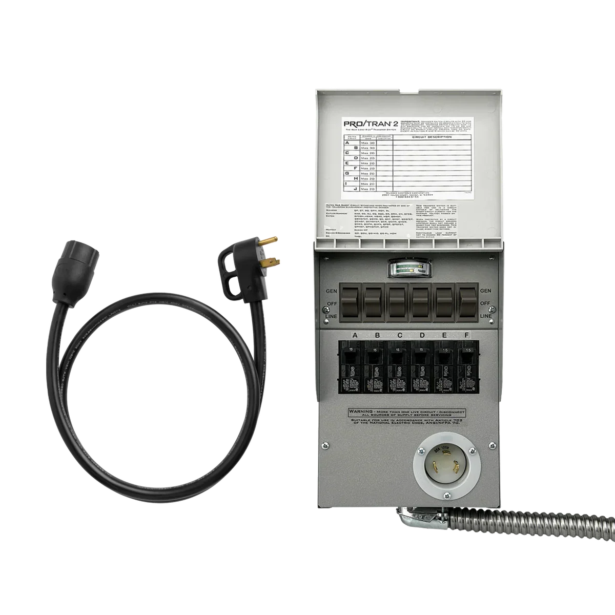 Anker SOLIX Home Backup Kit (30A Transfer Switch+ Cable) for F2600.webp