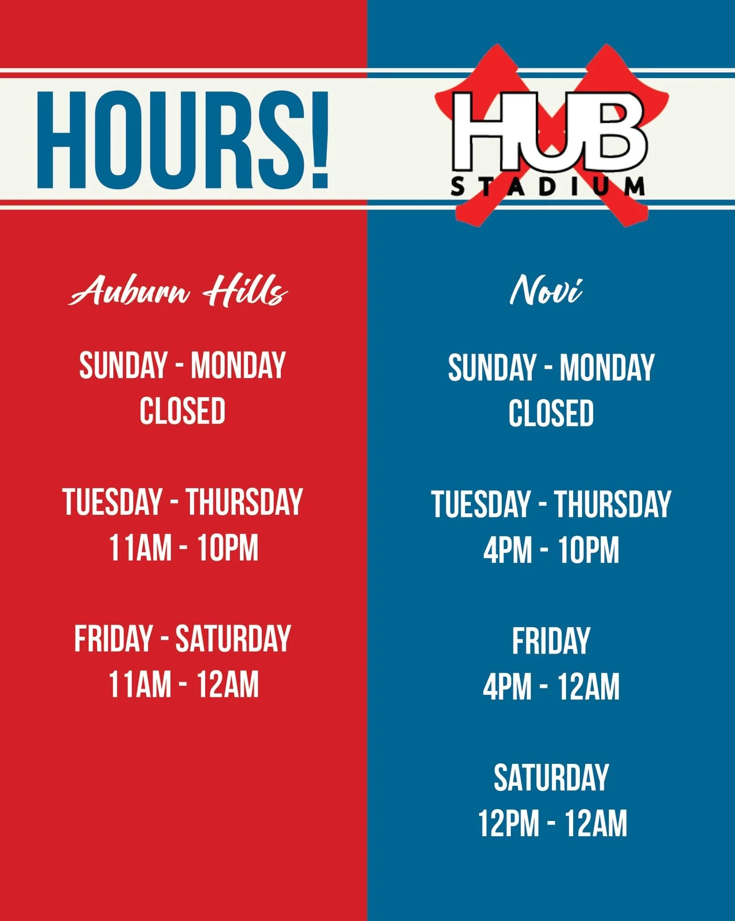 A little hours update 💫 Both locations are now closed on Sundays and Mondays so we can recharge and bring you the best experience the rest of the week.