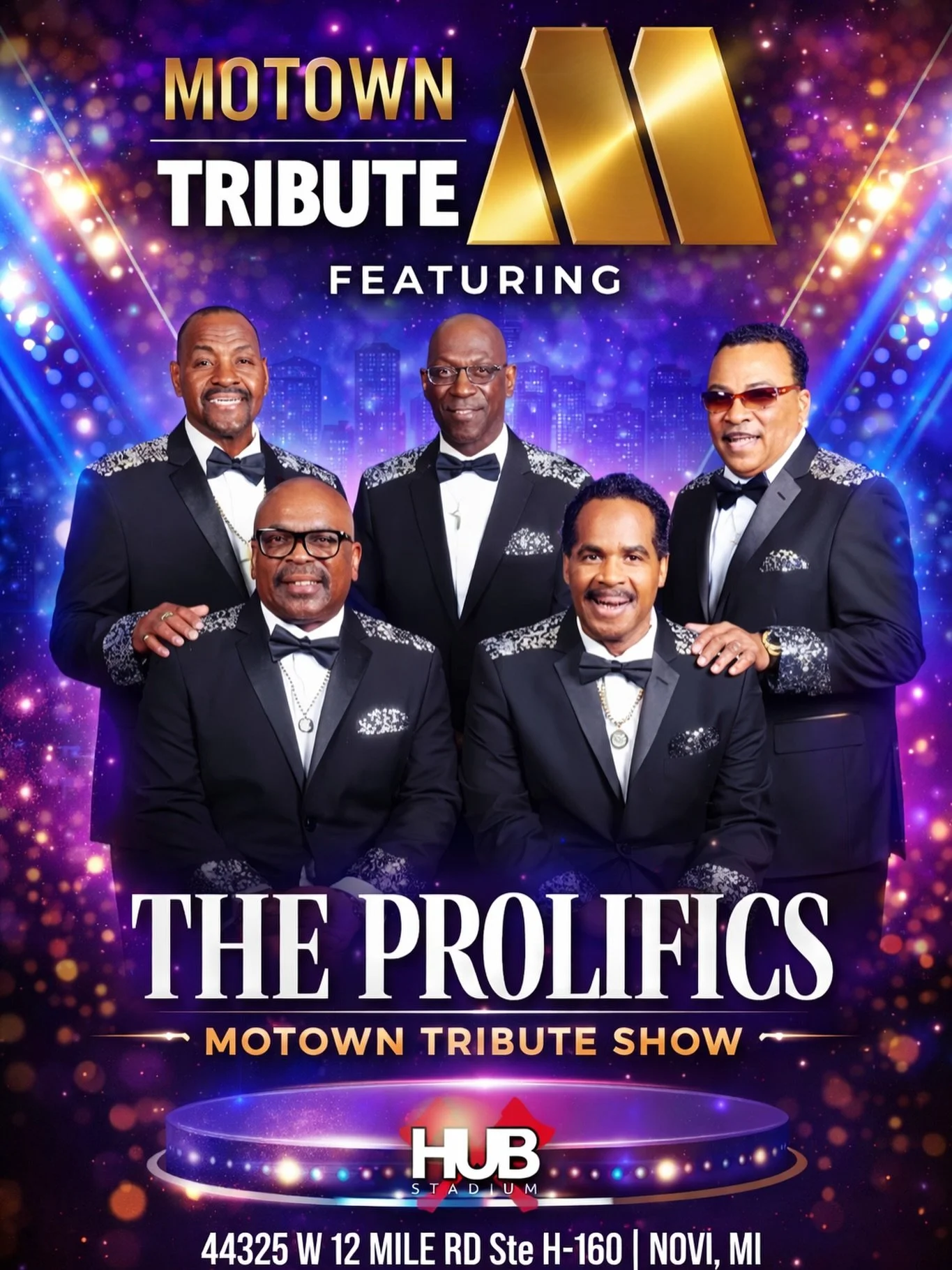 Motown is coming to The Hub in Novi! 🎶 Join us Friday, April 10 at 8PM for a high-energy tribute featuring The Prolifics&mdash;bringing you the timeless sounds of The Temptations, Stevie Wonder, The Four Tops &amp; more.

Don&rsquo;t miss this soulf