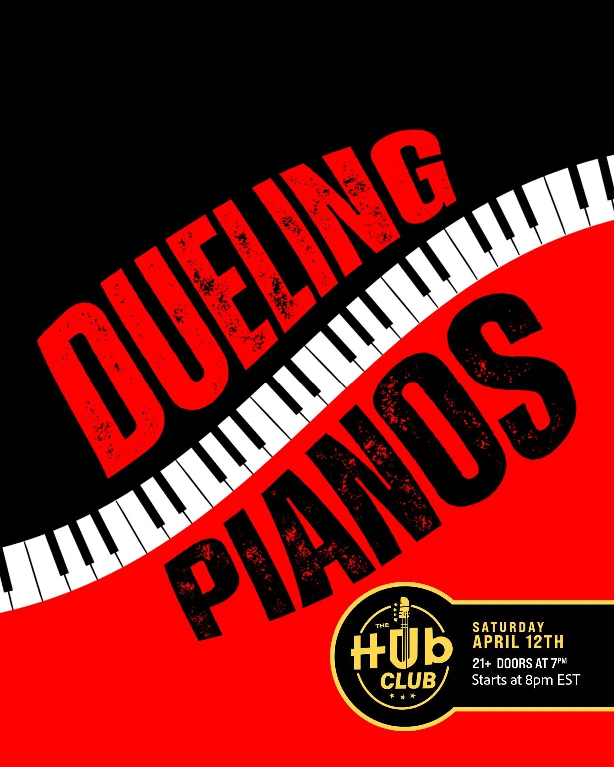 🎹 DUELING PIANOS 🎹 TICKETS ARE GOING FAST!!!

 🗓 Friday, April 17
⏰ Starts at 8PM (Doors at 7PM)
📍 Hub Stadium in Novi

LIMITED TICKETS REMAINING!  Don&rsquo;t wait on this one! 
📲 https://www.thehubstadium.com/the-hub-club-novi