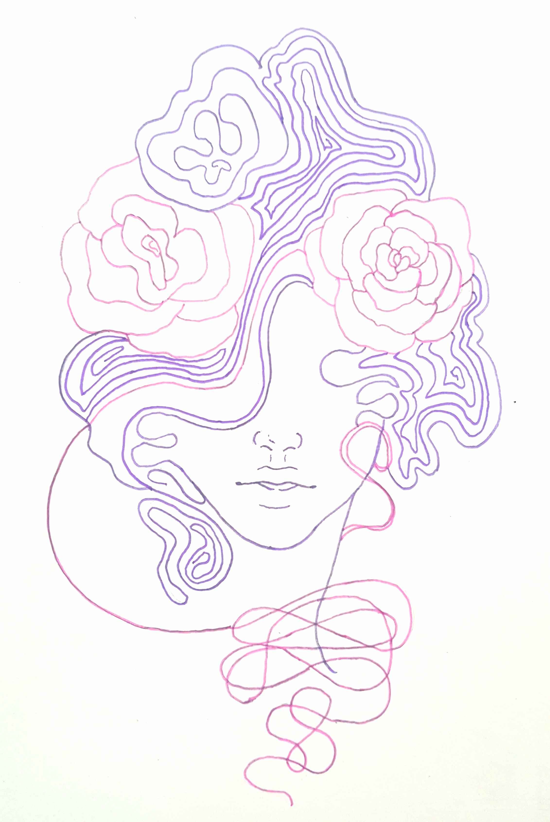 Contour Line: Portrait of a Lady