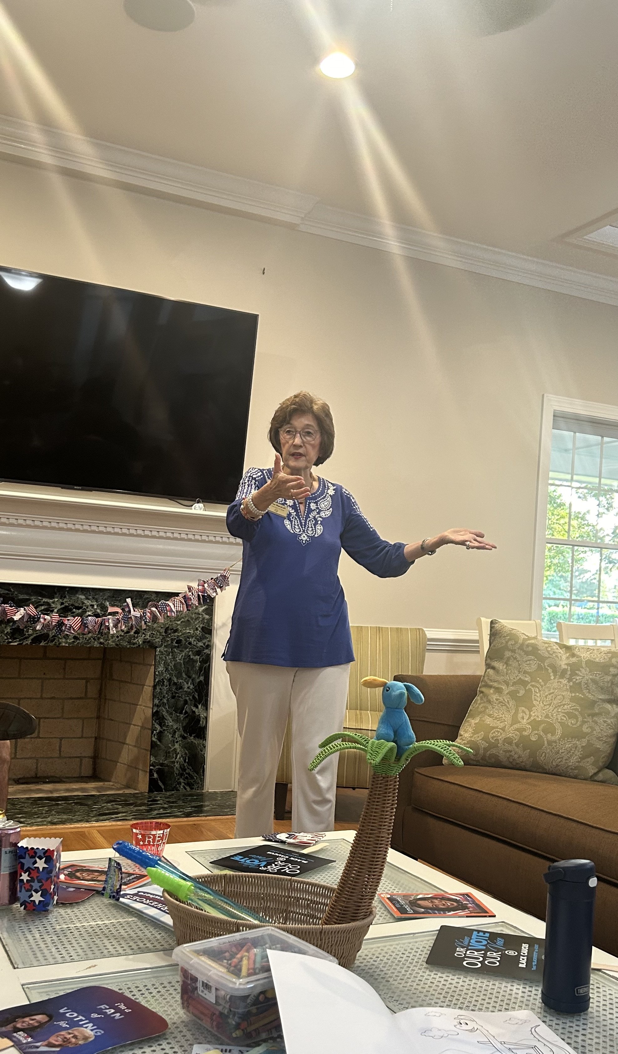 The Secretary and I often attend small community meet-and-greets, where she discusses her role in our government.