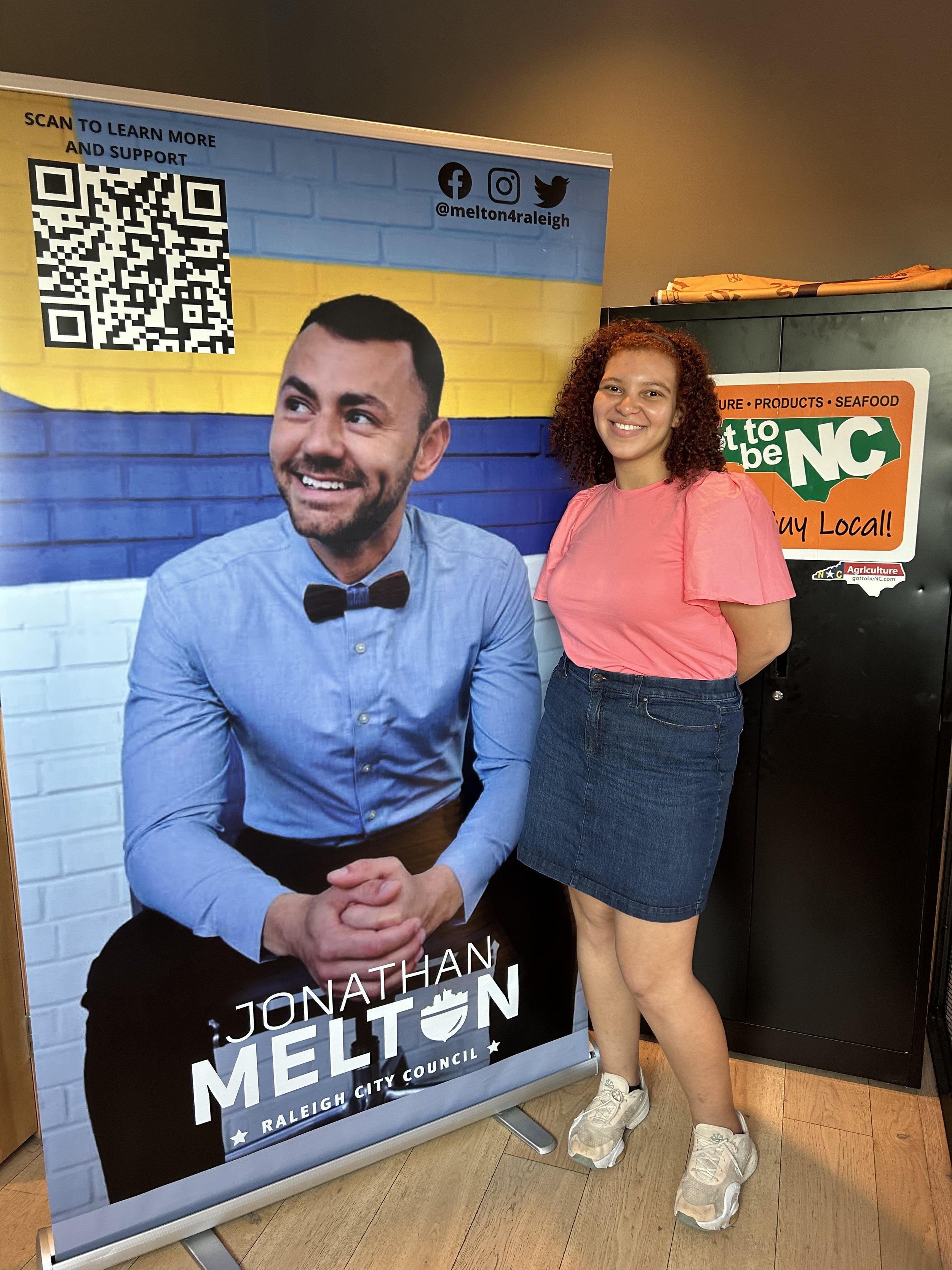 Joining the Secretary, I celebrated City Councilman Melton’s campaign launch.