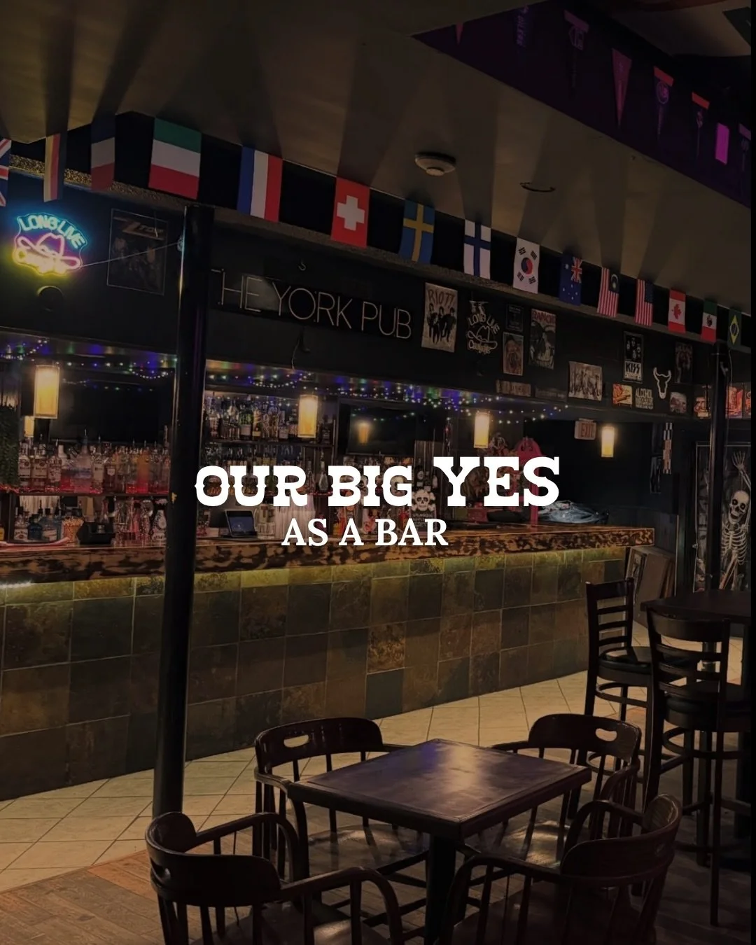 Swipe < for your BIG YES&rsquo;s as a bar
+ come experience it for yourself this weekend 🤠 

 #countrybar #divebar #party #countrymusic #linedancing