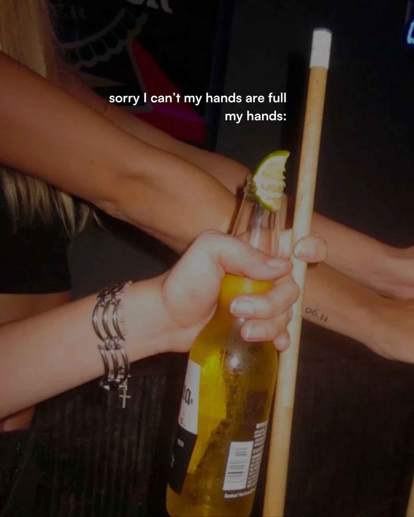Priorities: 🍺🎱🤠

See you at the YORK this weekend ✨ 

 #handsarefull #viral #barmeme #nightlife #countrybar