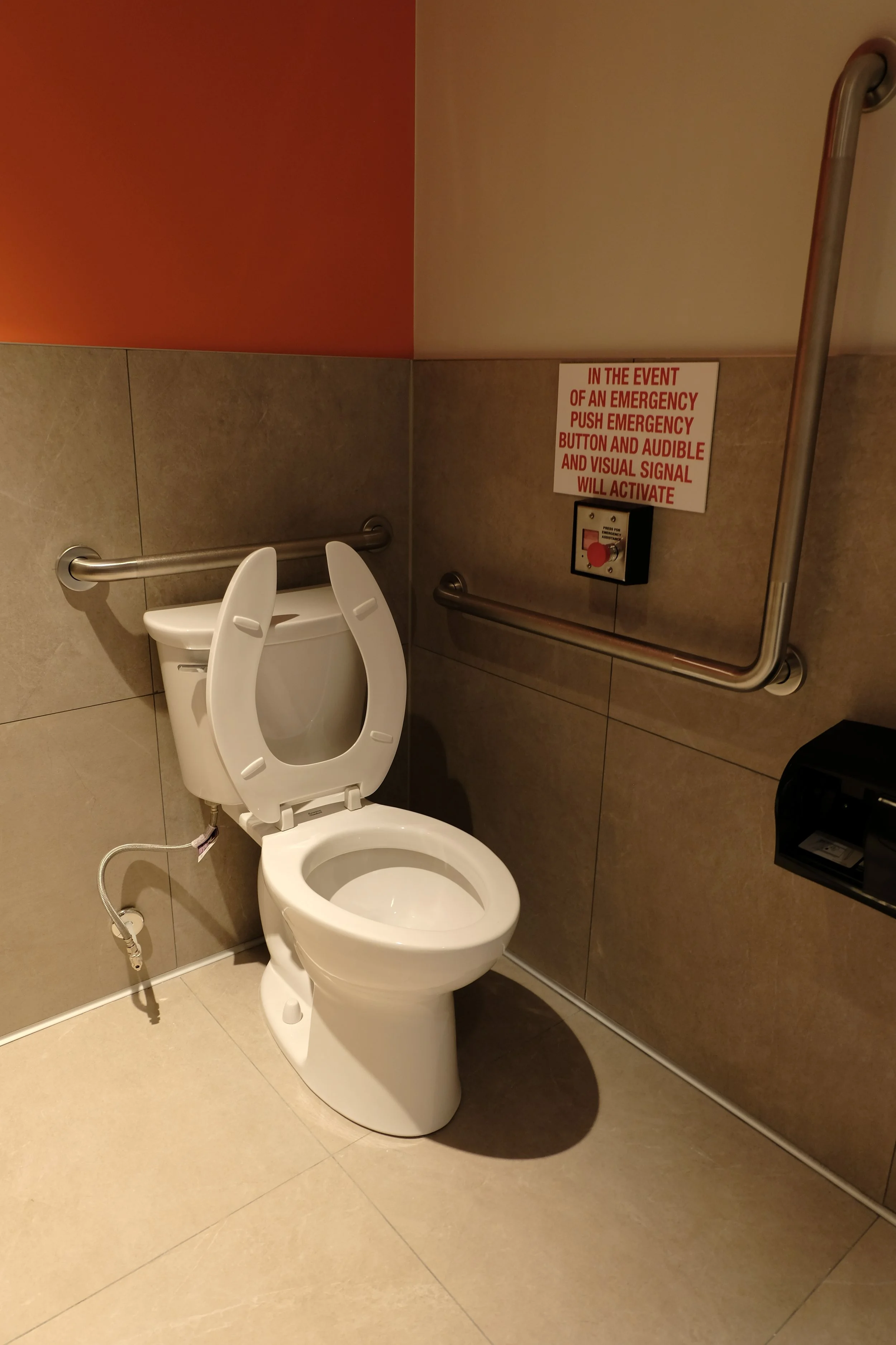 COMMERCIAL AMERICAN STANDARD TOILET, ADA ACCESSIBLE WASHROOM, ROUGH-IN AND FINISH WORK AT ORANGETHEORY FITNESS, MISSISSAUGA, ON