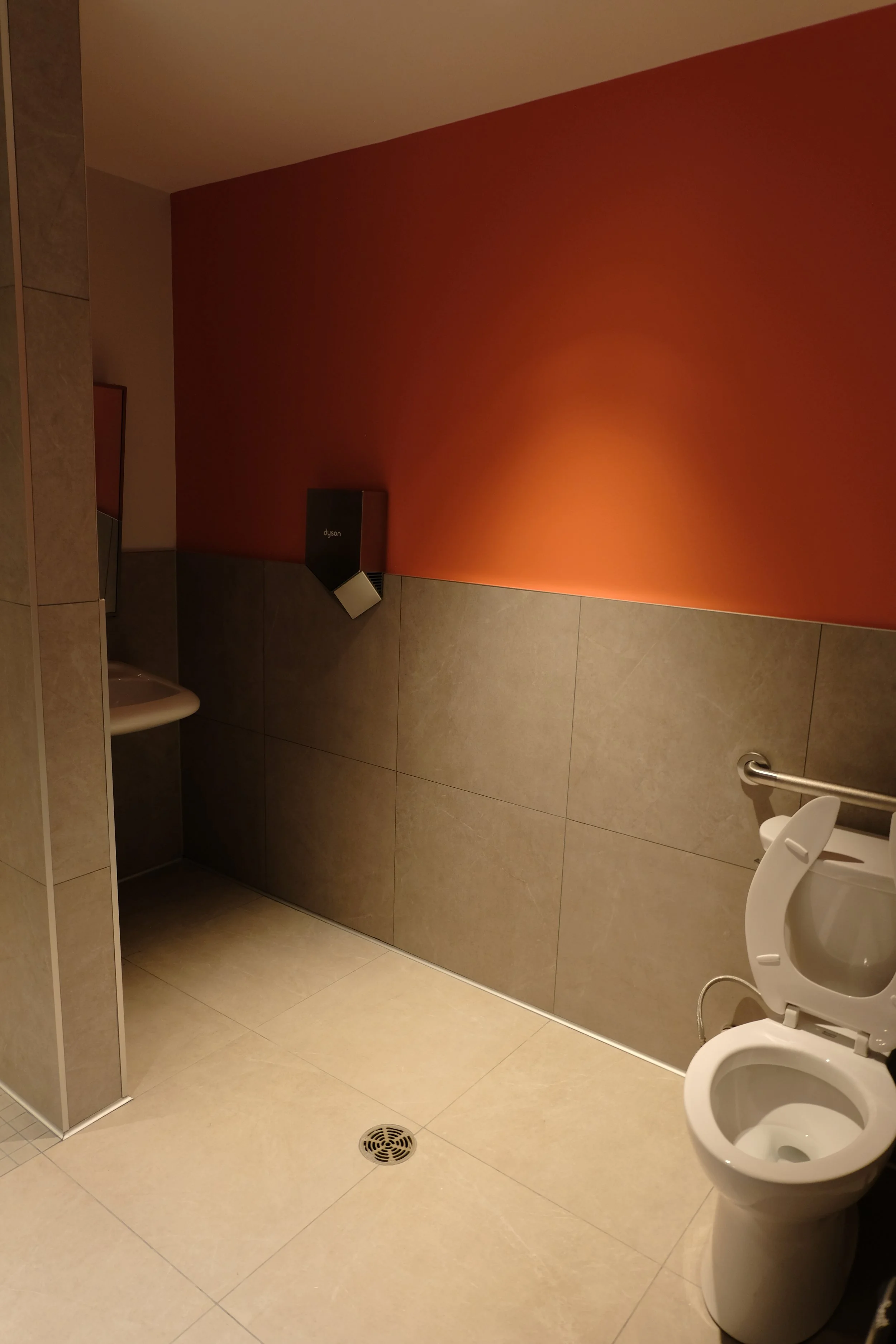 COMMERCIAL AMERICAN STANDARD TOILET, ADA ACCESSIBLE WASHROOM, ROUGH-IN AND FINISH WORK AT ORANGETHEORY FITNESS, MISSISSAUGA, ON