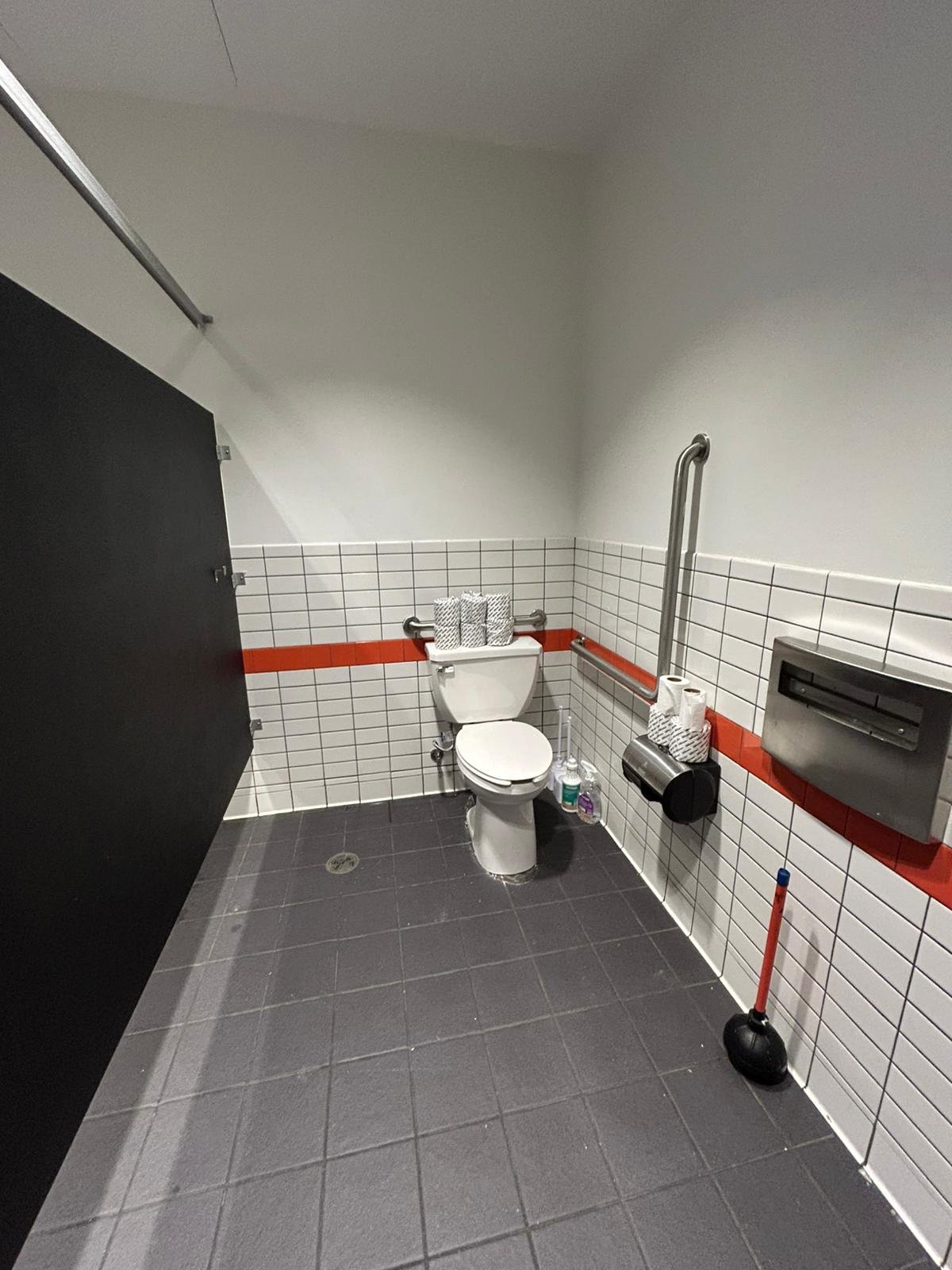 AMERICAN STANDARD PRESSURE-ASSIST TOILET INSTALLED AT NIKE STORE, DIXIE MALL, MISSISSAUGA, ON 