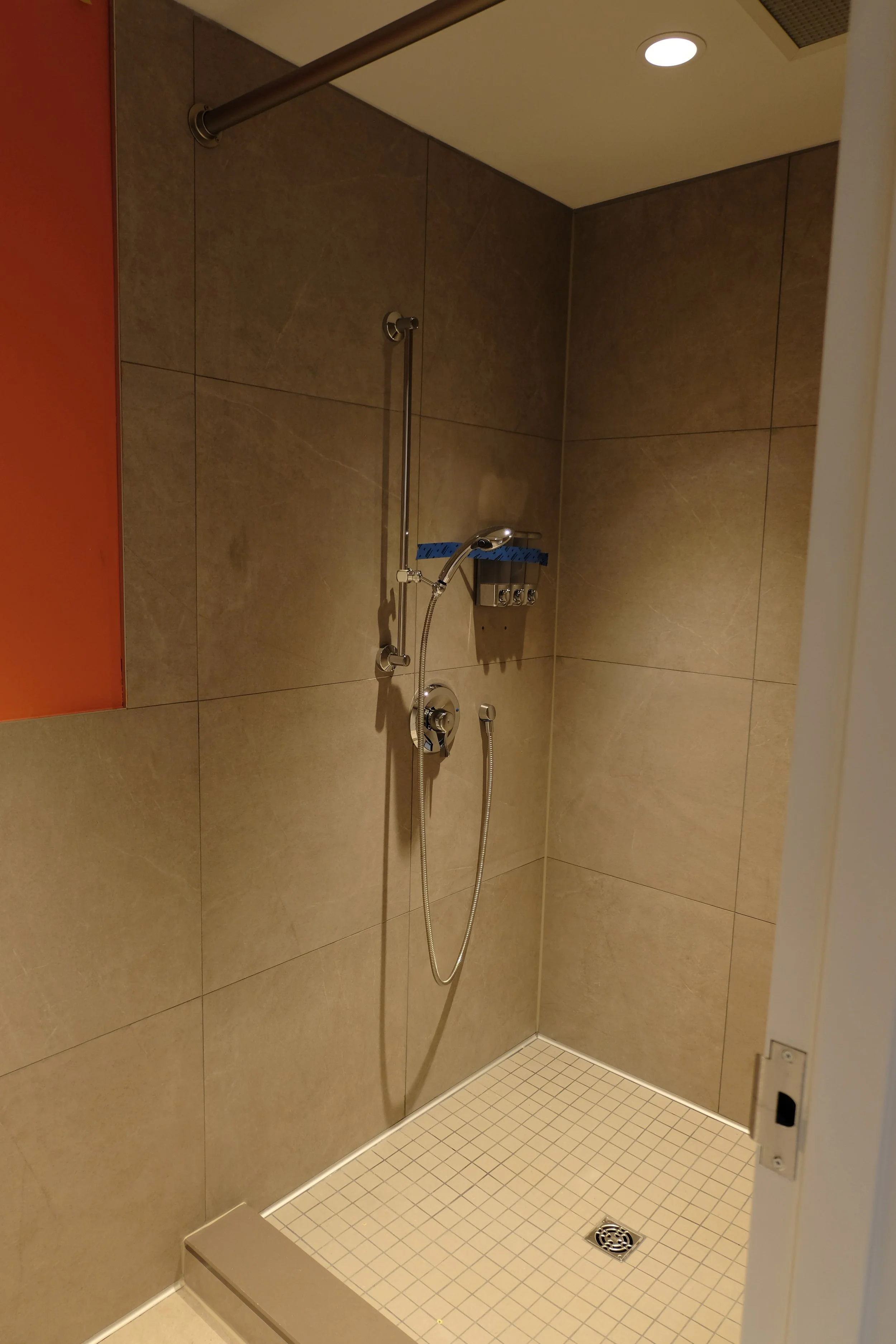 COMMERCIAL SHOWER ROUGH-IN AND FINISH WORK AT ORANGETHEORY FITNESS, MISSISSAUGA, ON