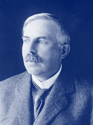 Ernest Rutherford, who split the atom in 1917
