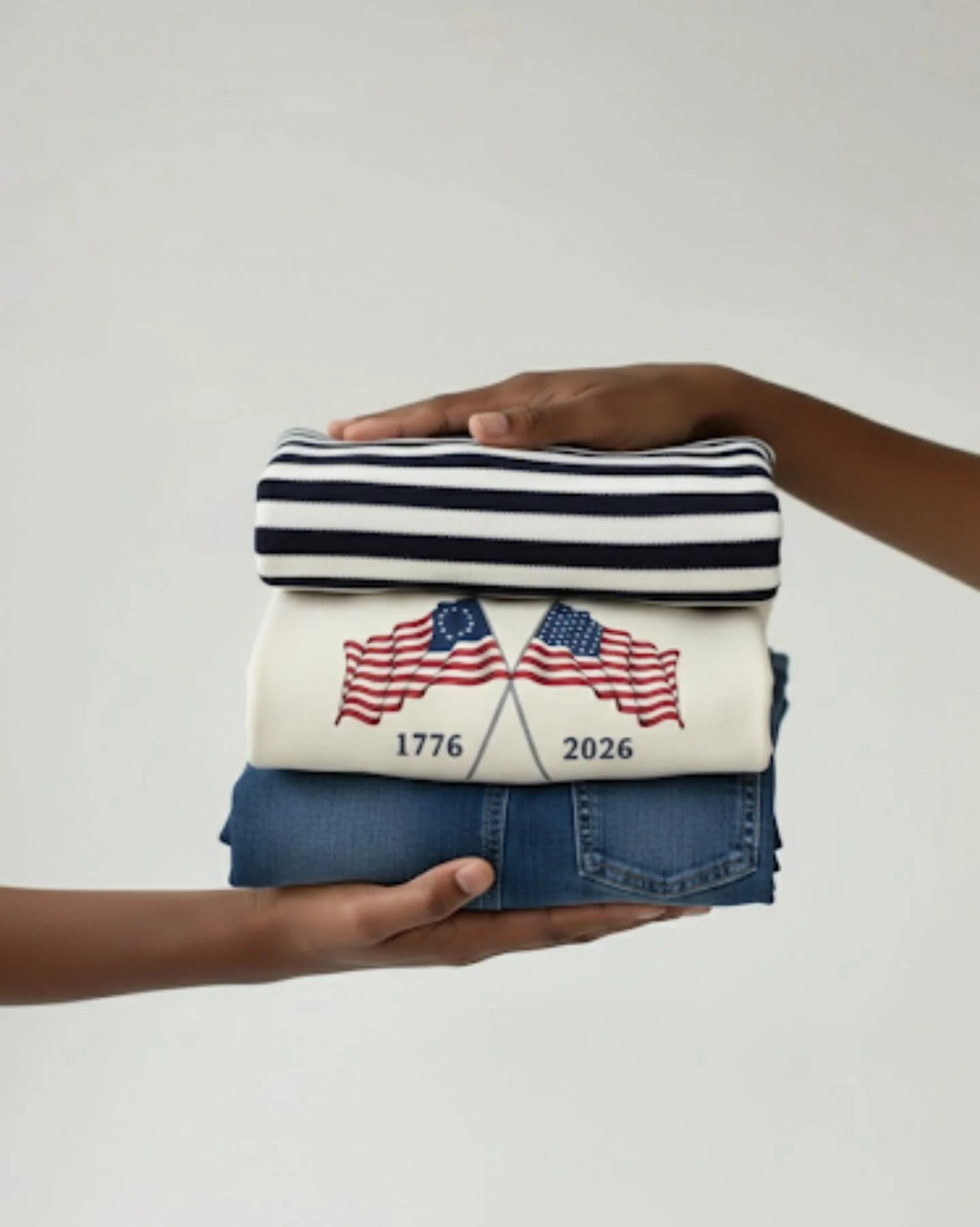 Ring in the new year and the celebration of America&rsquo;s 250th with our limited edition America250 sweatshirts. These are our best sellers for a reason!  Embroidered with the Revolutionary and modern day American flags, this is such a lovely memen