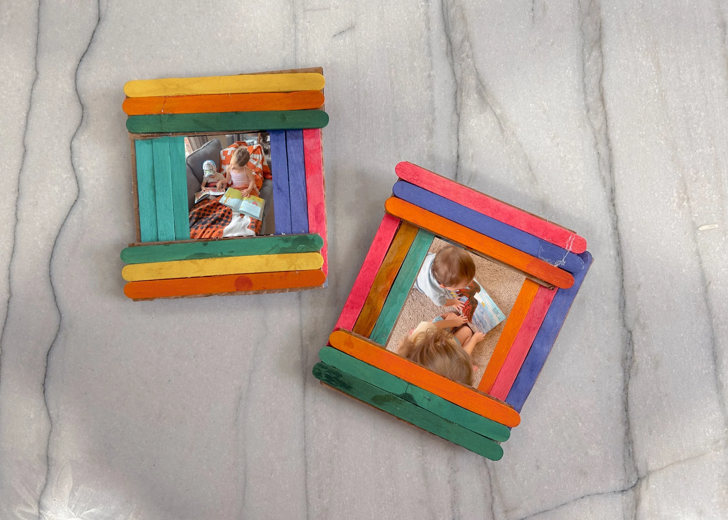Popsicle Stick Picture Frames
