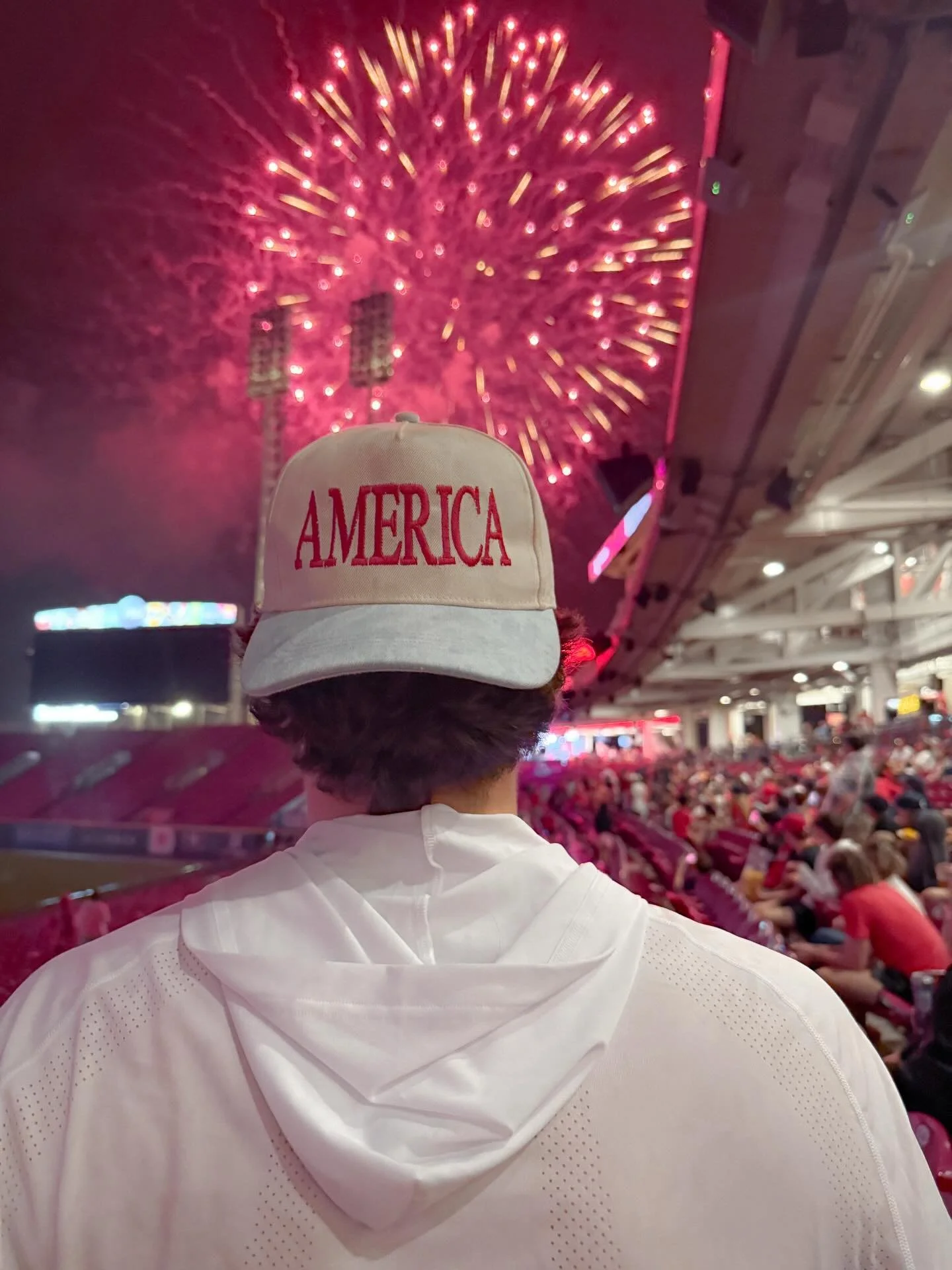 Hot dogs. Baseball. Fireworks. Is there anything more American than this? 

We love seeing our products out in the wild! Be sure to tag or send us photos of you and your family with your TLS gear! 

#americanvalues #faithandfamily #baseballgame #fire