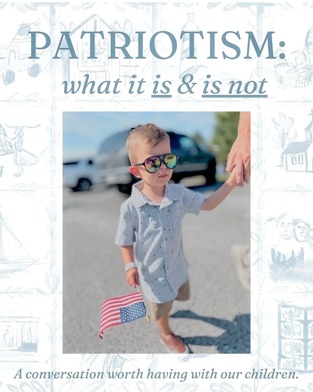 An important reminder that patriotism isn&rsquo;t just for holiday weekends and Fourth of July celebrations. It&rsquo;s cultivated daily - for child and adult alike - and is essential to the preservation of this great nation. 

#patriotism #freedom #