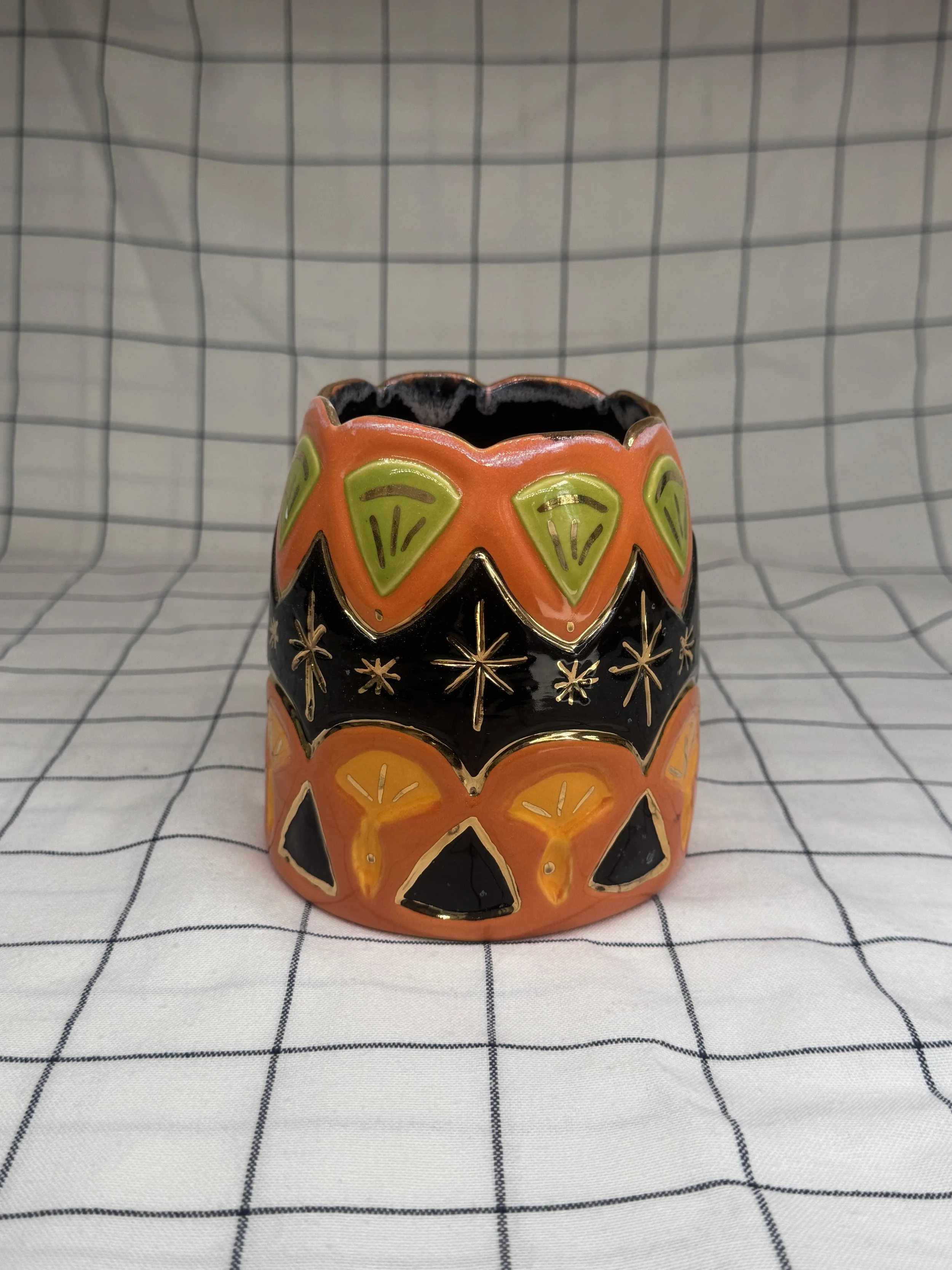 Halloween vase