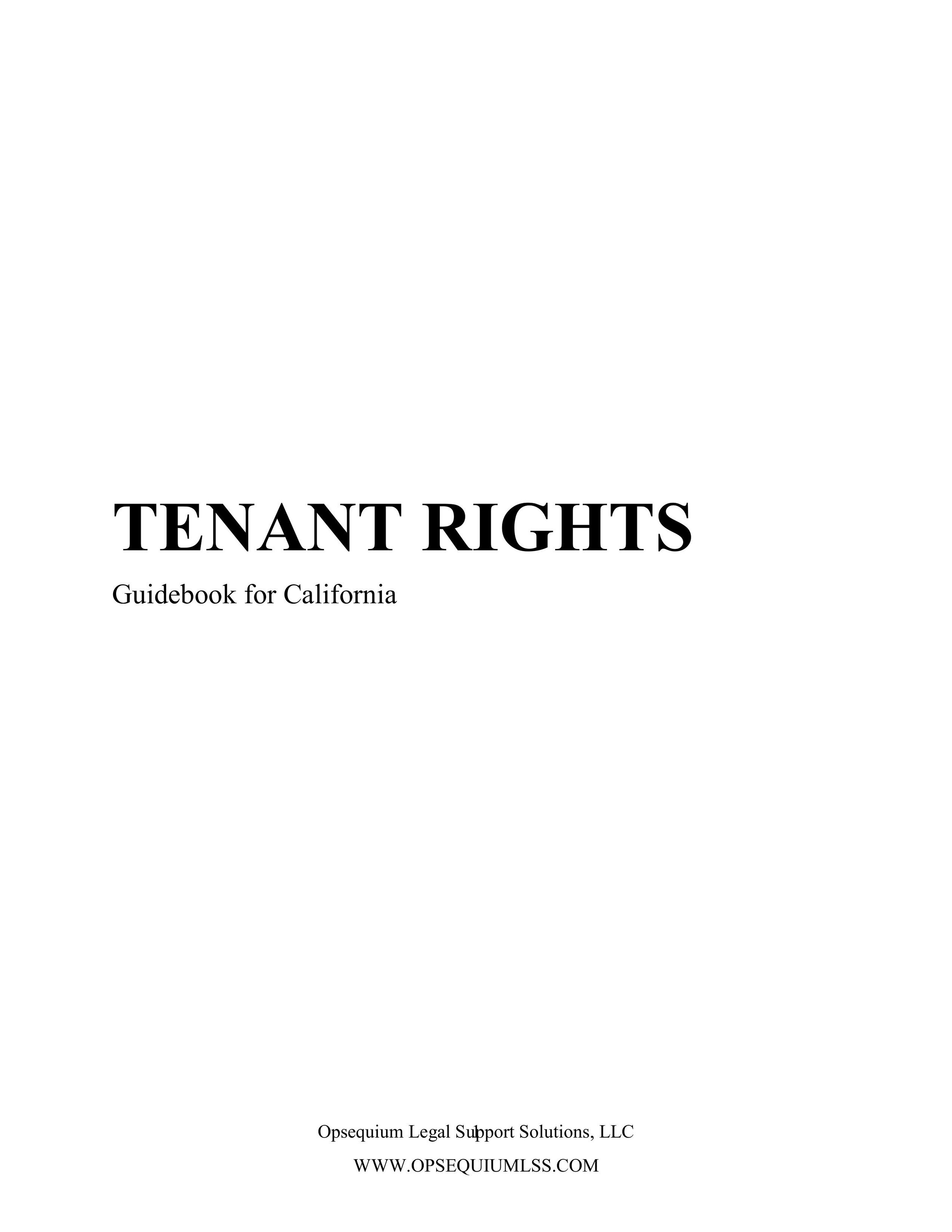 Tenant Rights