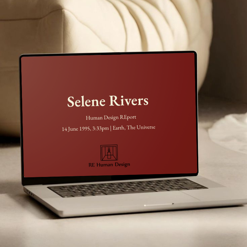 Mac screen with report display