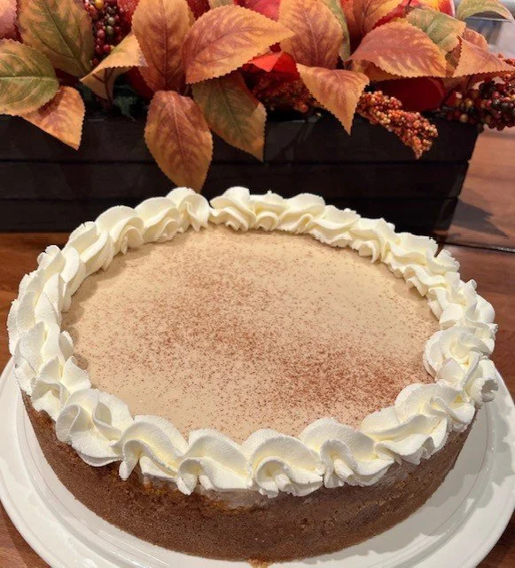 Seasonal cheesecake.