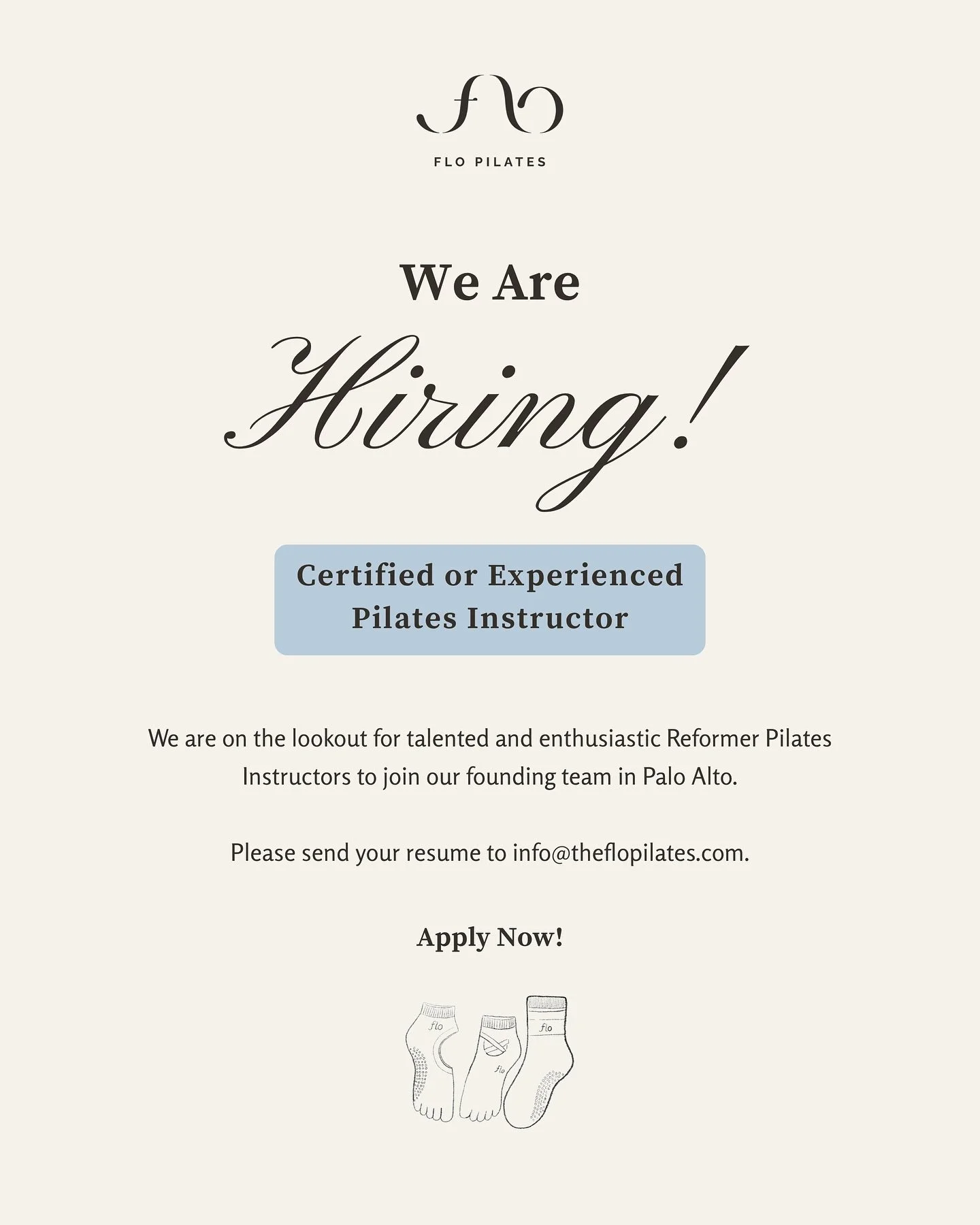 Calling all passionate Pilates instructors in the BayArea!

FLO PILATES is opening soon in Palo Alto &mdash; and we&rsquo;re building our dream team. 🩵

💌Link in bio

#FLOPILATES #bayareapilates #paloalto