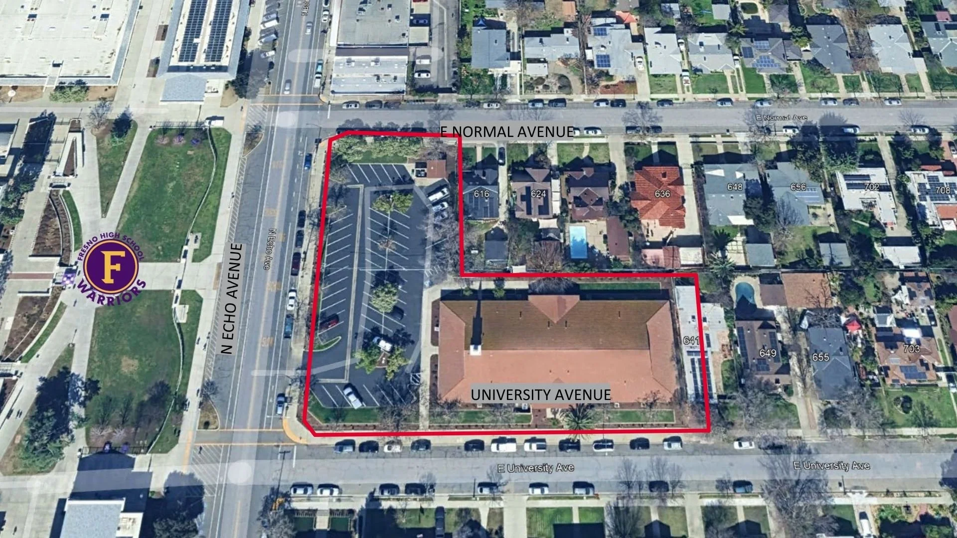 Arial of Church Property